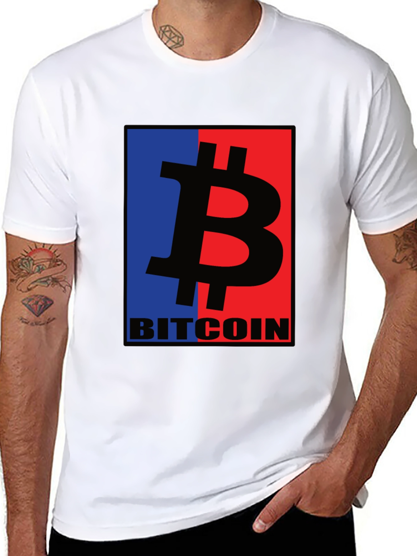 Bitcoin Graphic Tee - Cryptocurrency Enthusiast Shirt