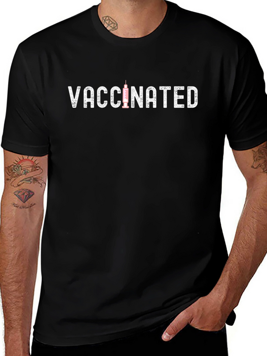 Vaccinated Graphic Tee -  Modern Comfort