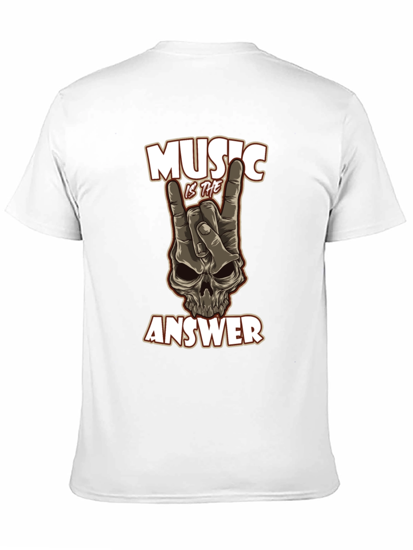 Music Is The Answer Graphic Tee - Rock On!