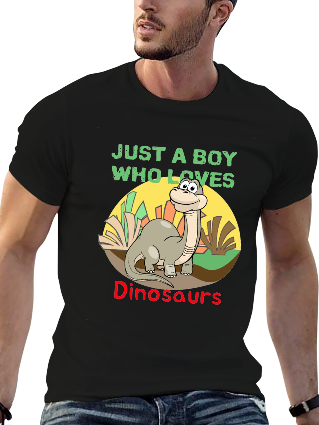 Boys Dinosaur Lover Graphic Tee