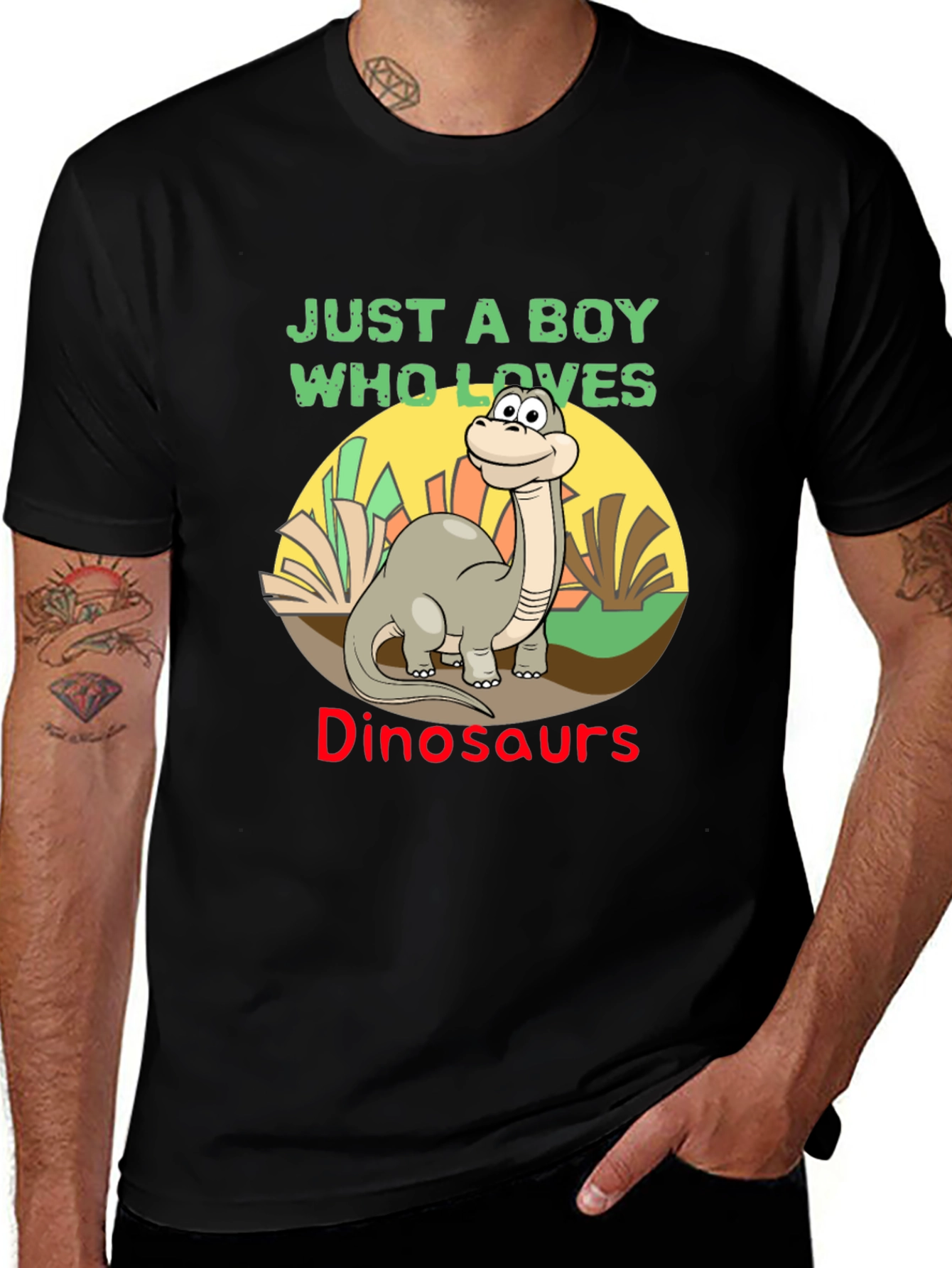 Boys Dinosaur Lover Graphic Tee