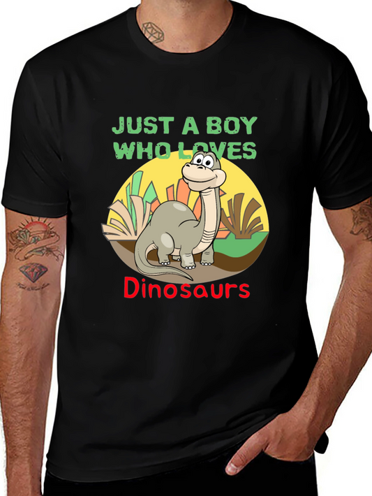 Boys Dinosaur Lover Graphic Tee