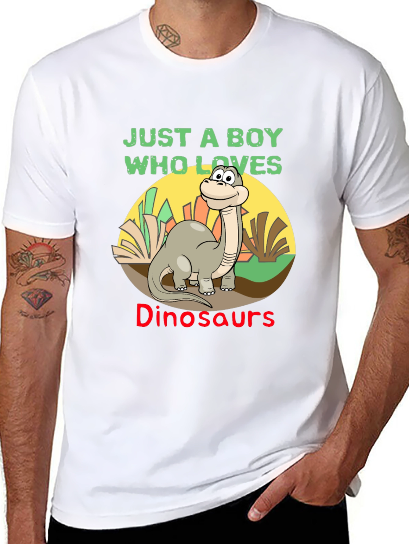 Boys Dinosaur Lover Graphic Tee