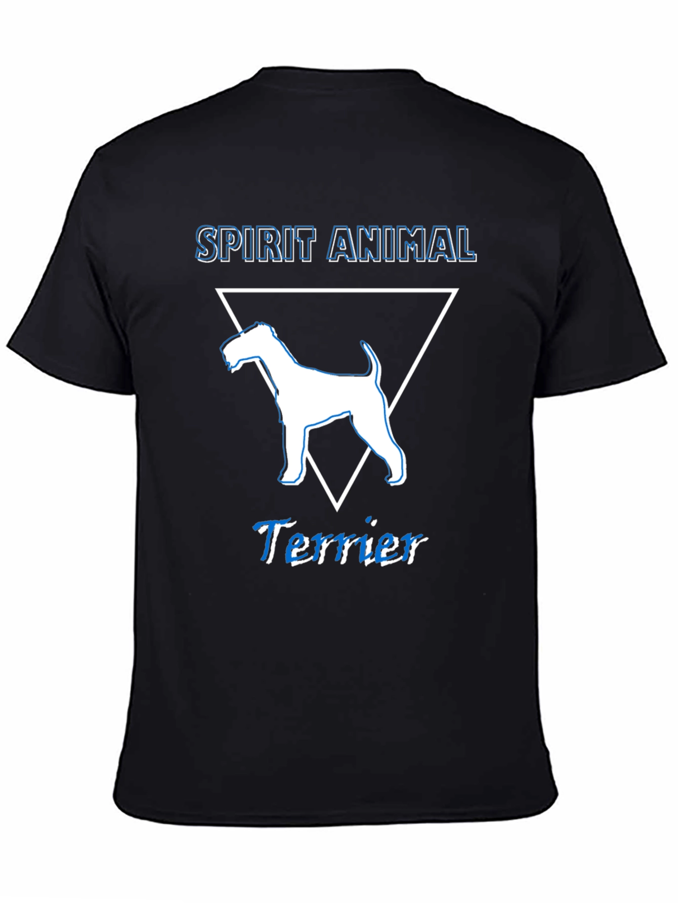 Spirit Animal Terrier T-Shirt - Mens Black Tee