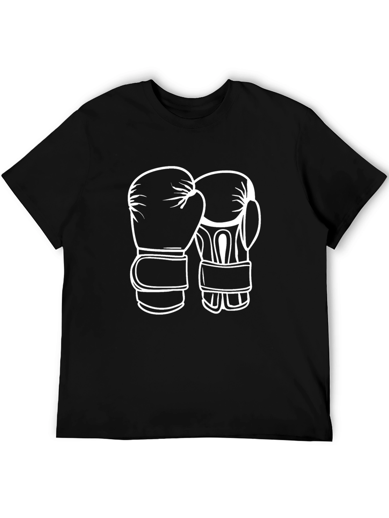 Boxing Gloves Graphic T-Shirt - Black