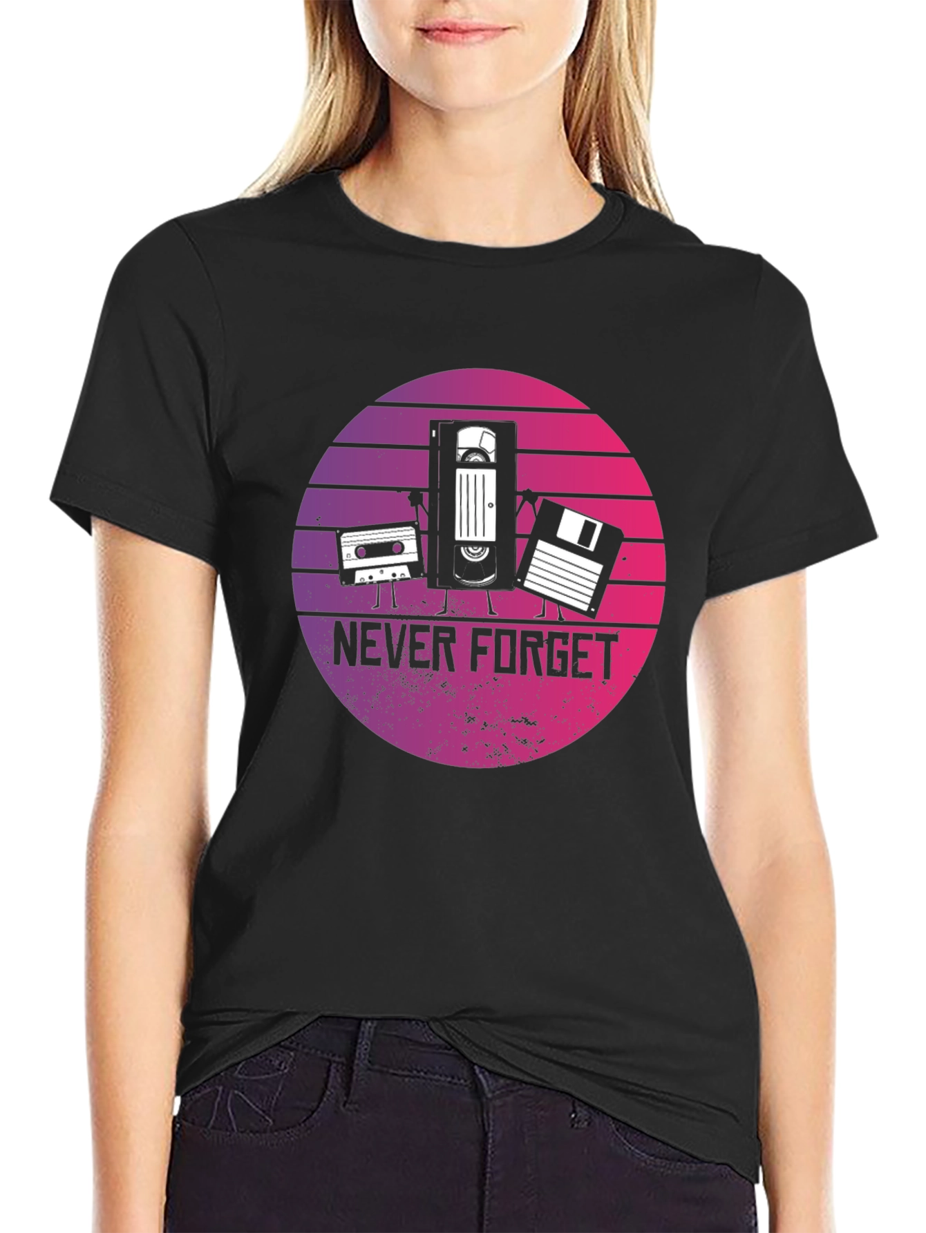 Retro Tech T-Shirt - Never Forget