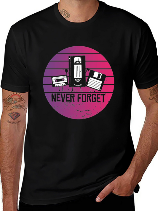 Retro Tech T-Shirt - Never Forget