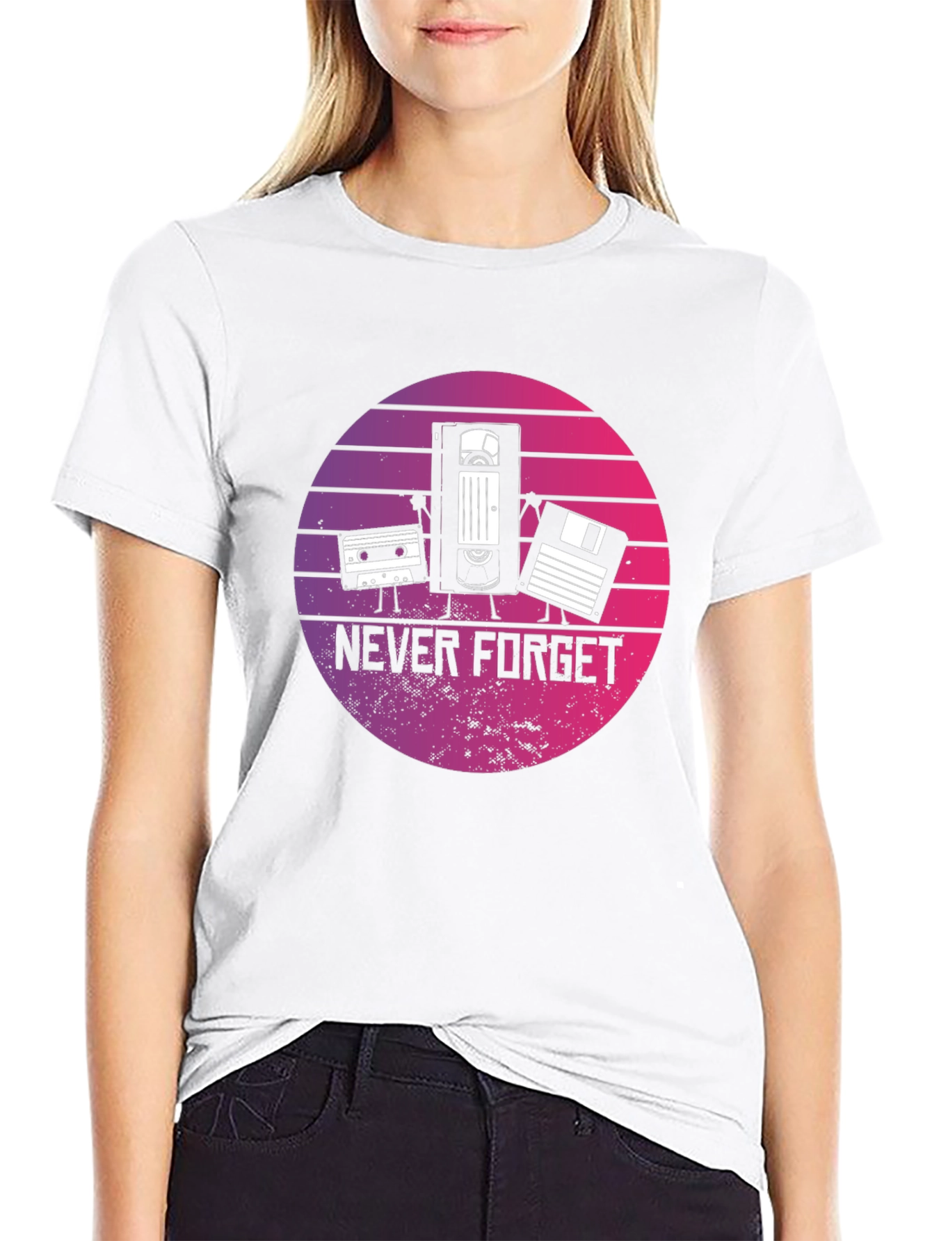 Retro Tech T-Shirt - Never Forget