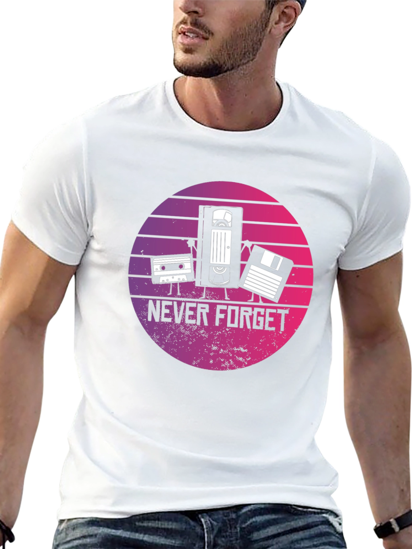 Retro Tech T-Shirt - Never Forget