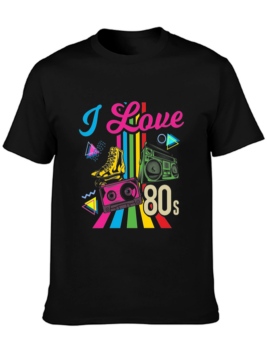 I Love the 80s Retro Graphic Tee