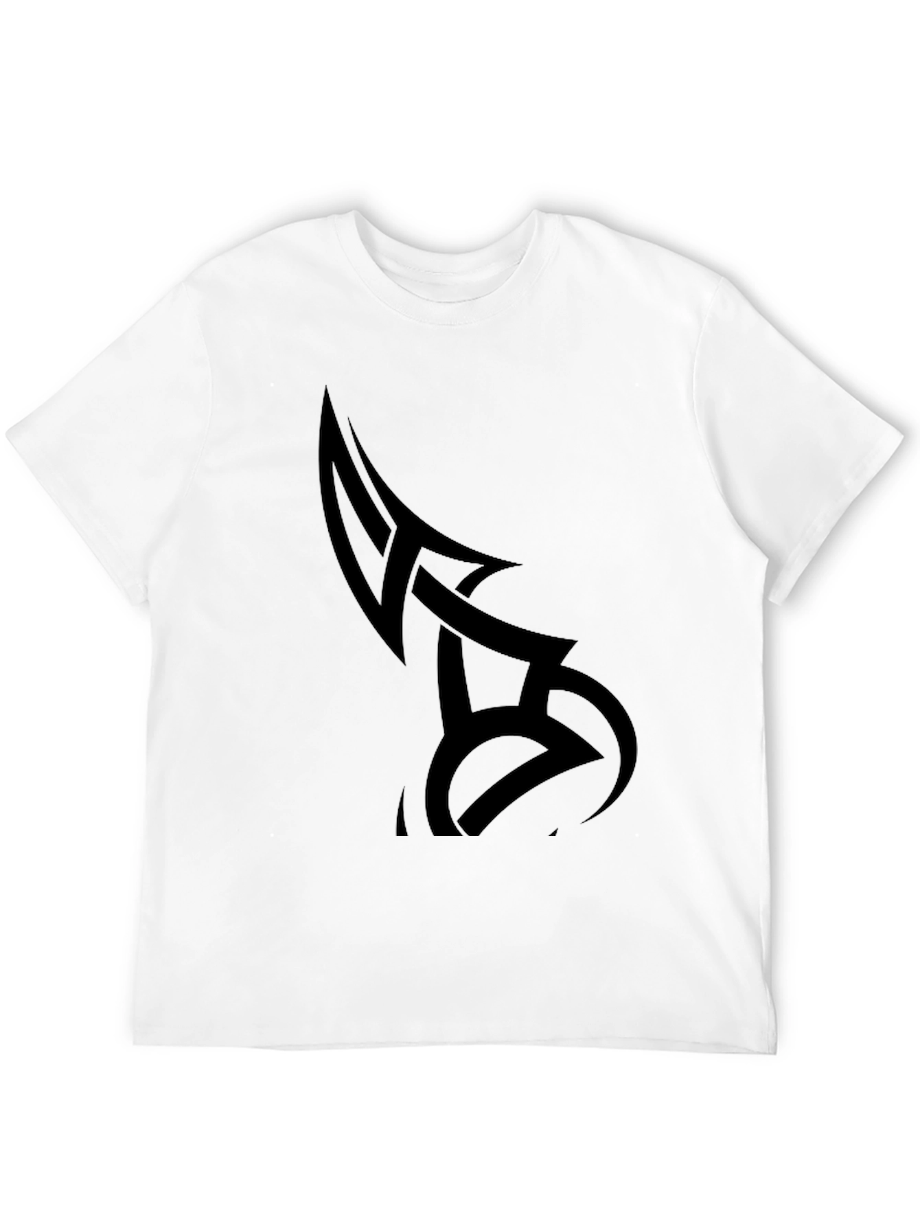 Mens Black Tribal Tattoo Graphic Tee