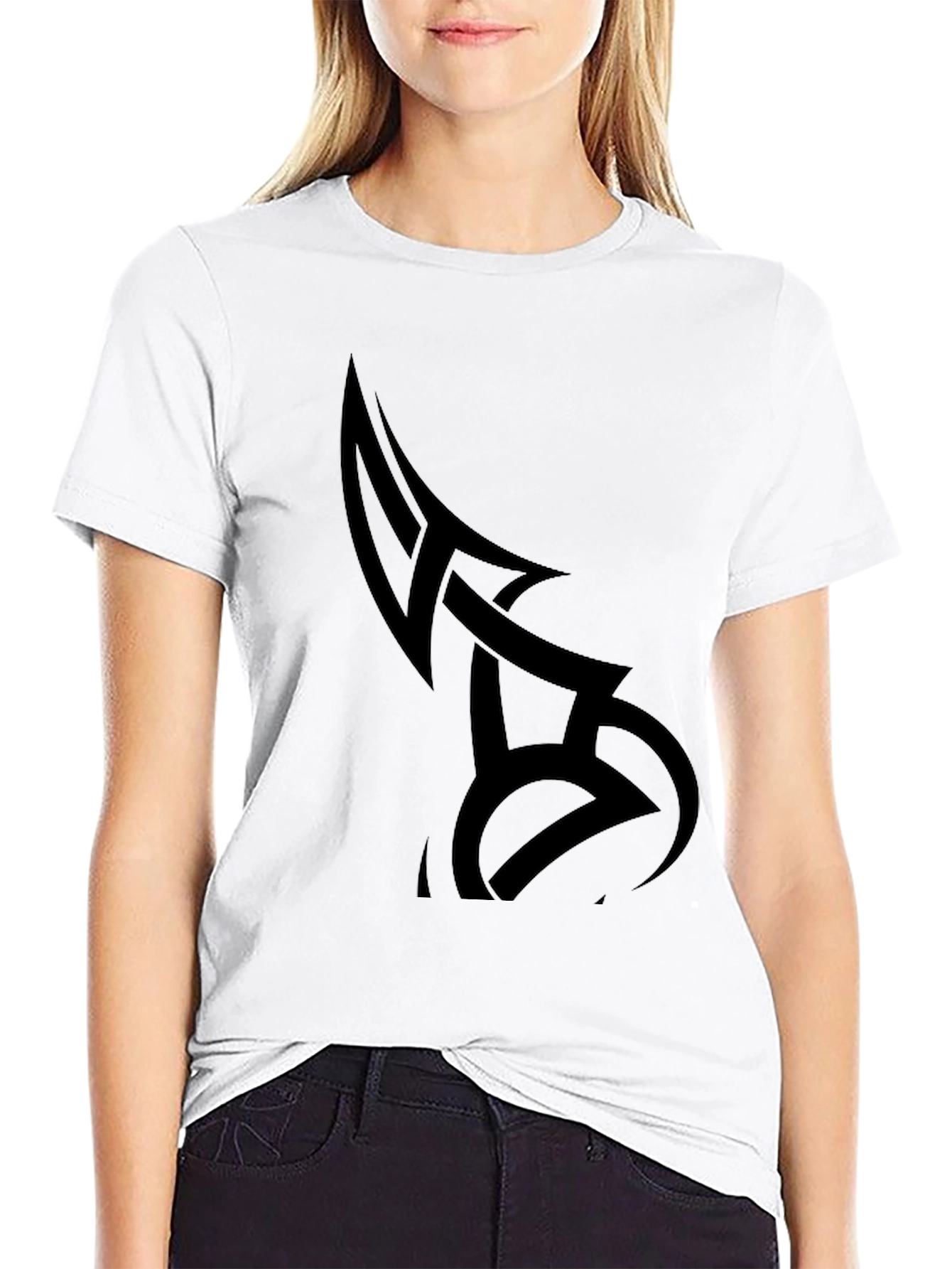 Mens Black Tribal Tattoo Graphic Tee