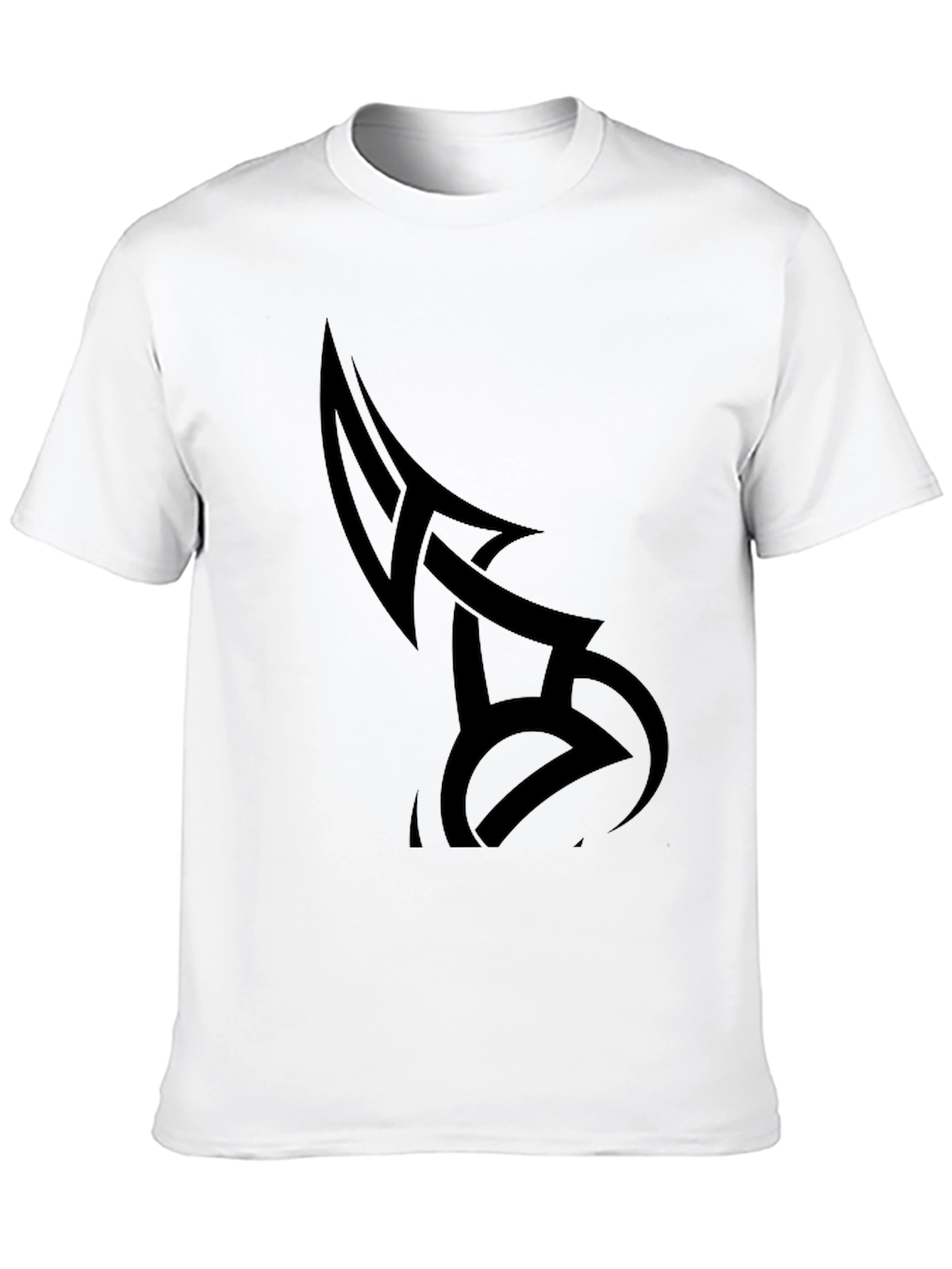 Mens Black Tribal Tattoo Graphic Tee