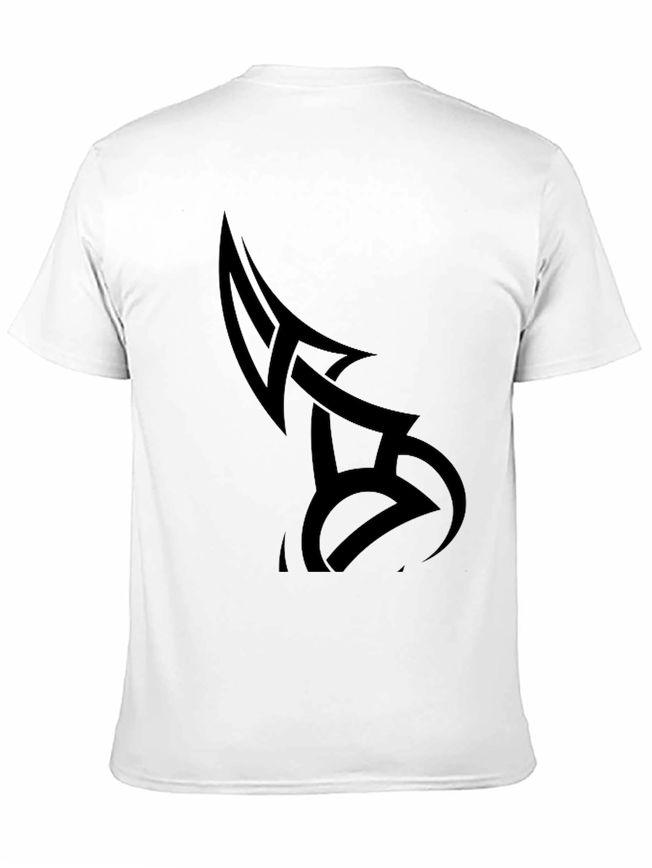 Mens Black Tribal Tattoo Graphic Tee