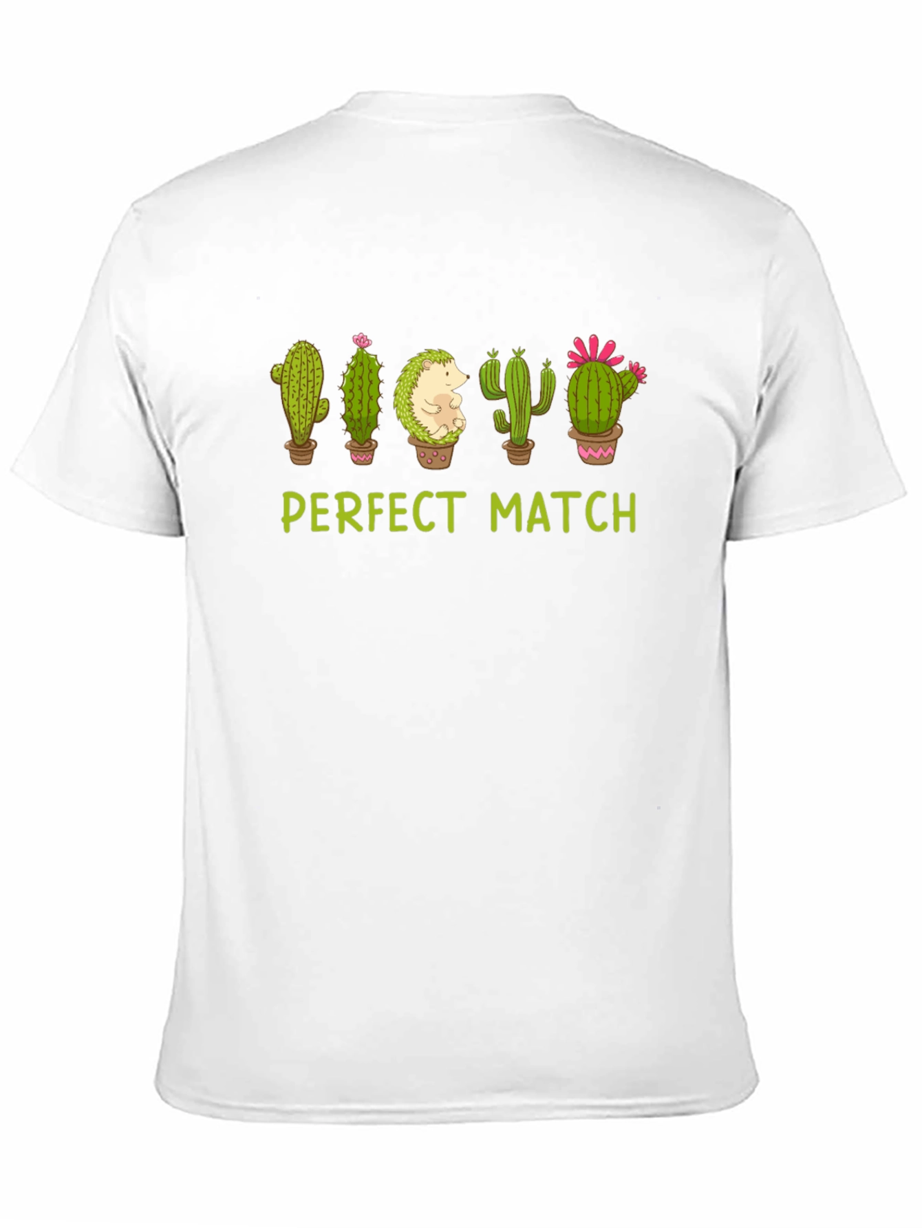 Perfect Match Cactus Hedgehog Graphic Tee