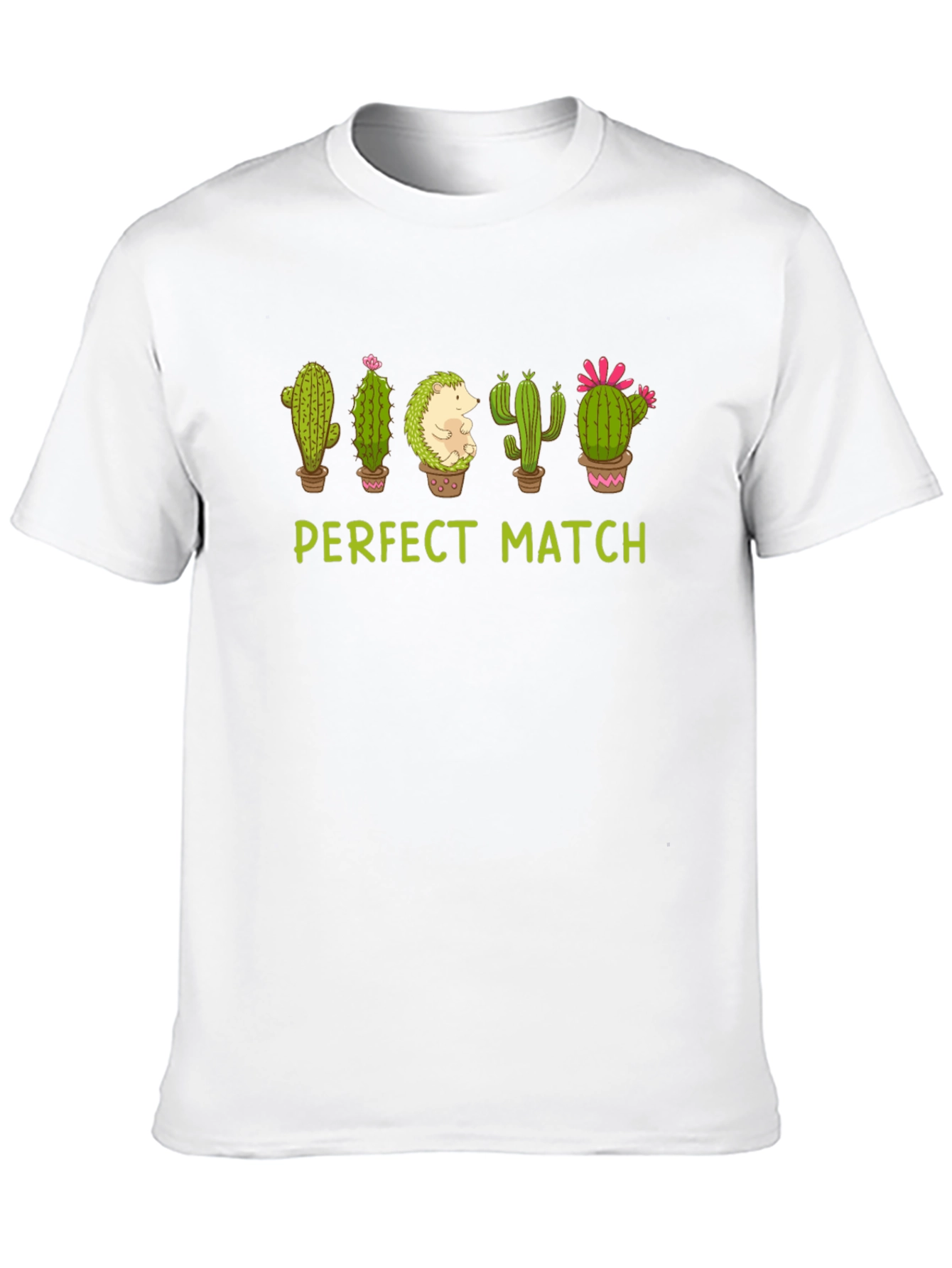 Perfect Match Cactus Hedgehog Graphic Tee