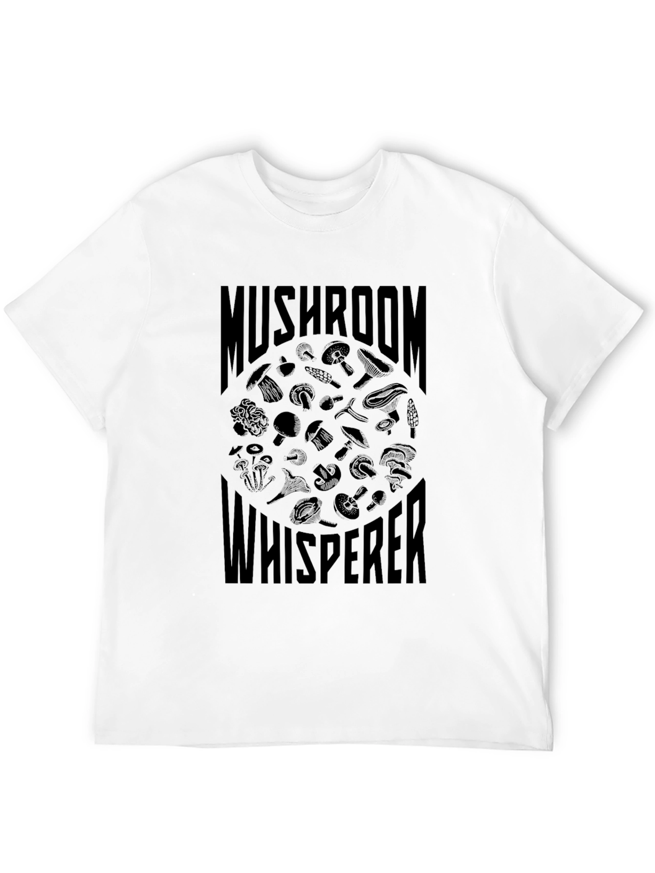 Mushroom Whisperer Graphic T-Shirt - Black