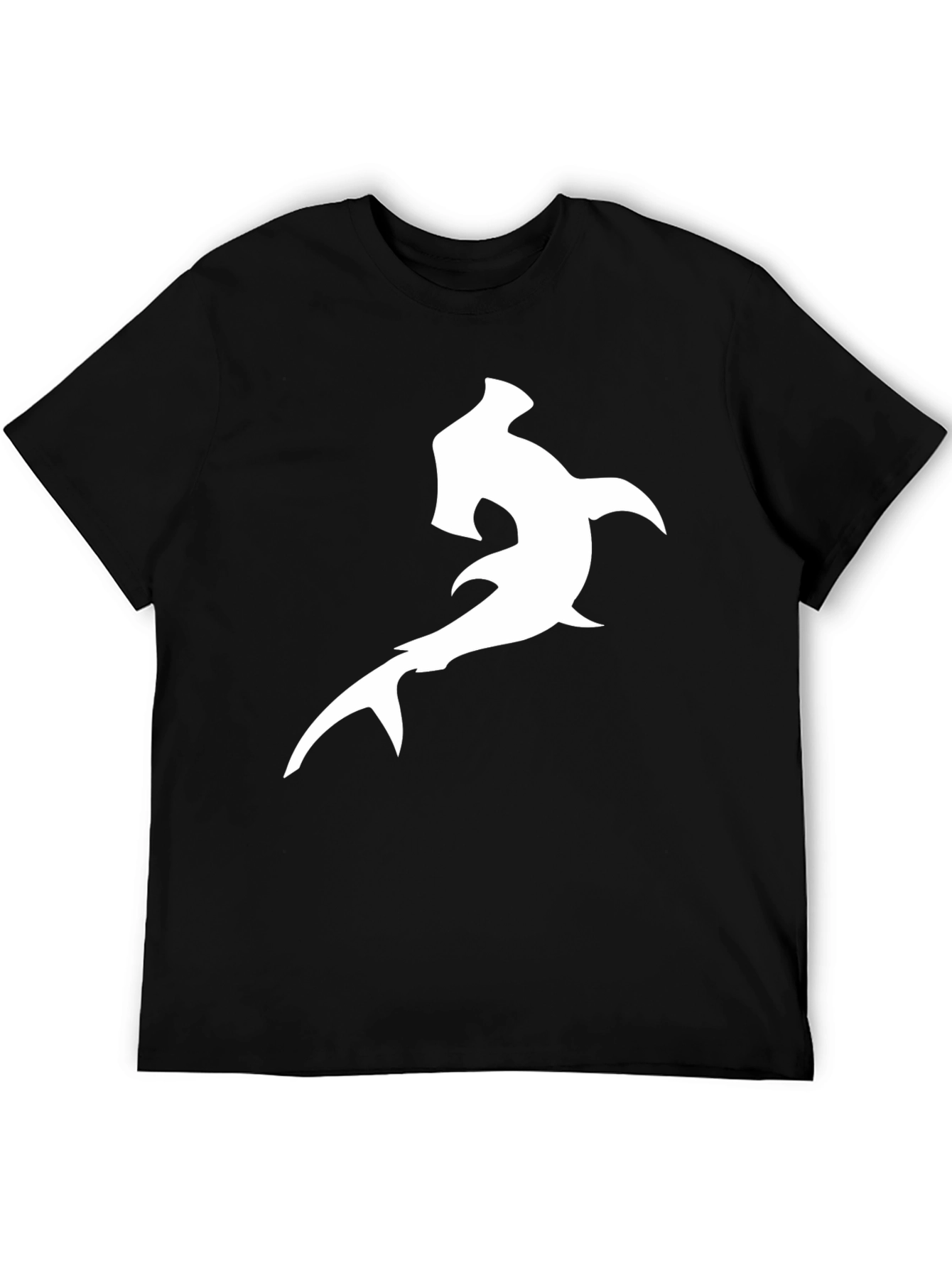 Hammerhead Shark Graphic Tee - Black