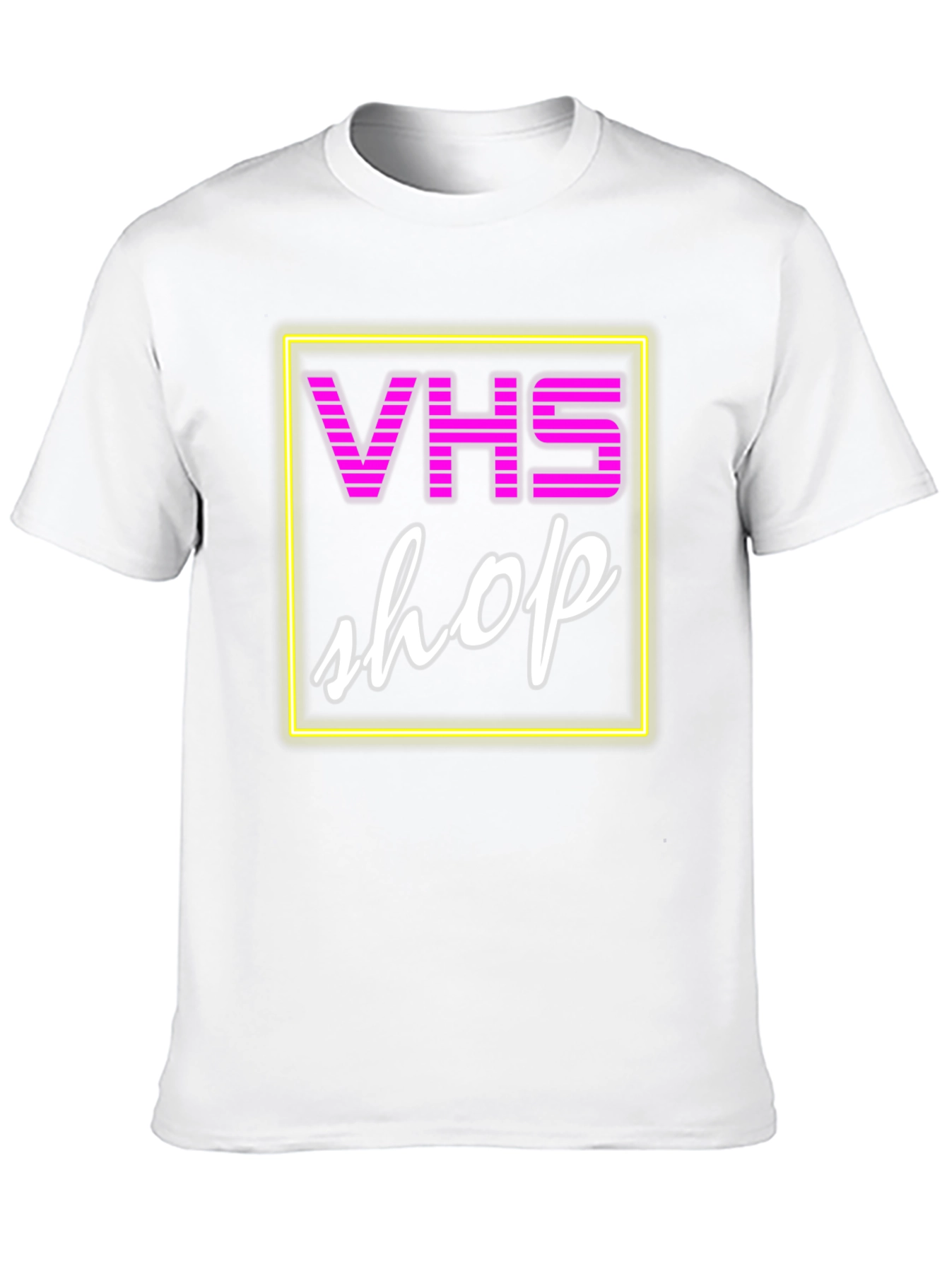 VHS Shop Neon Graphic T-Shirt