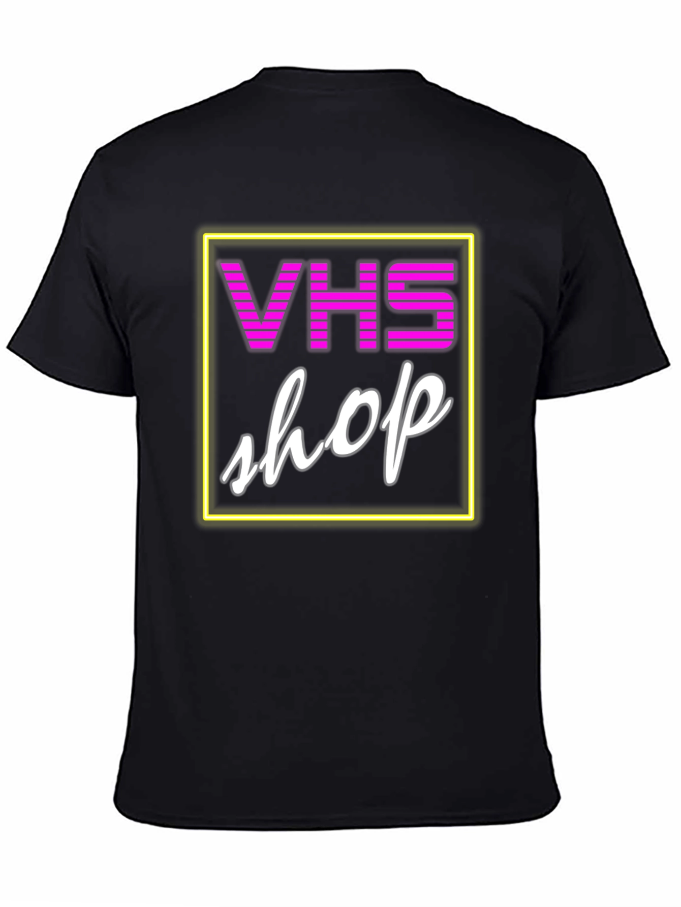 VHS Shop Neon Graphic T-Shirt