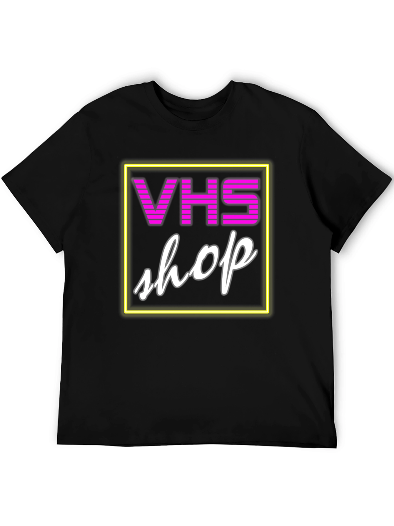 VHS Shop Neon Graphic T-Shirt