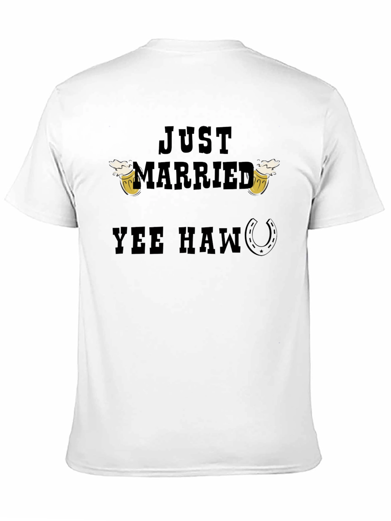 Just Married Yee Haw T-Shirt