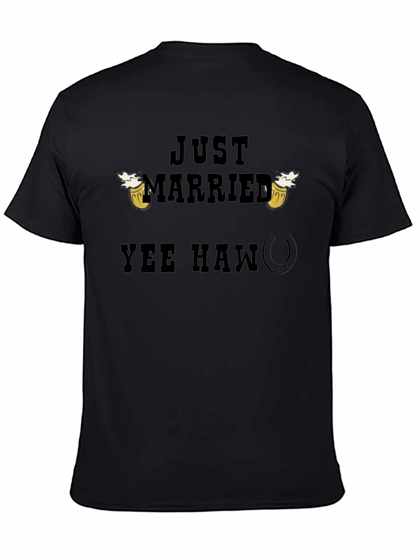 Just Married Yee Haw T-Shirt