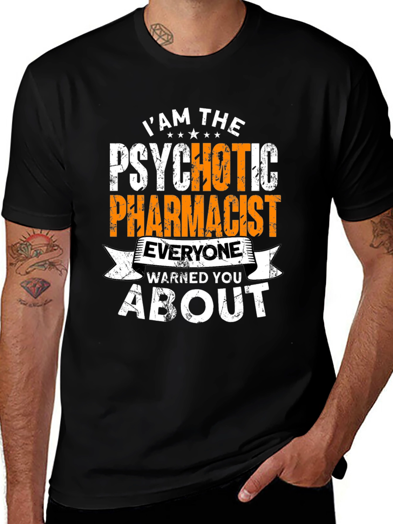 Psychotic Pharmacist Funny T-Shirt