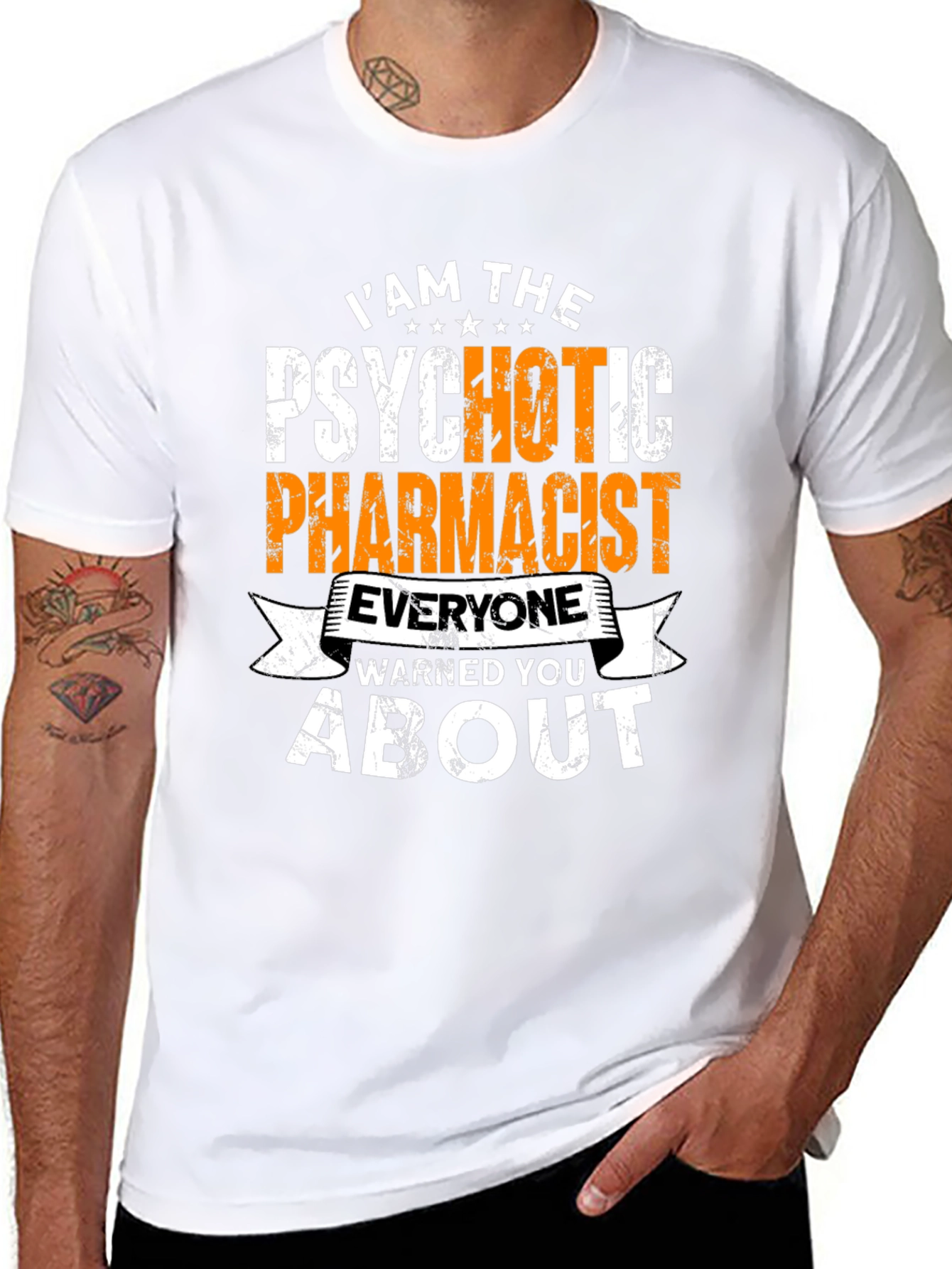 Psychotic Pharmacist Funny T-Shirt