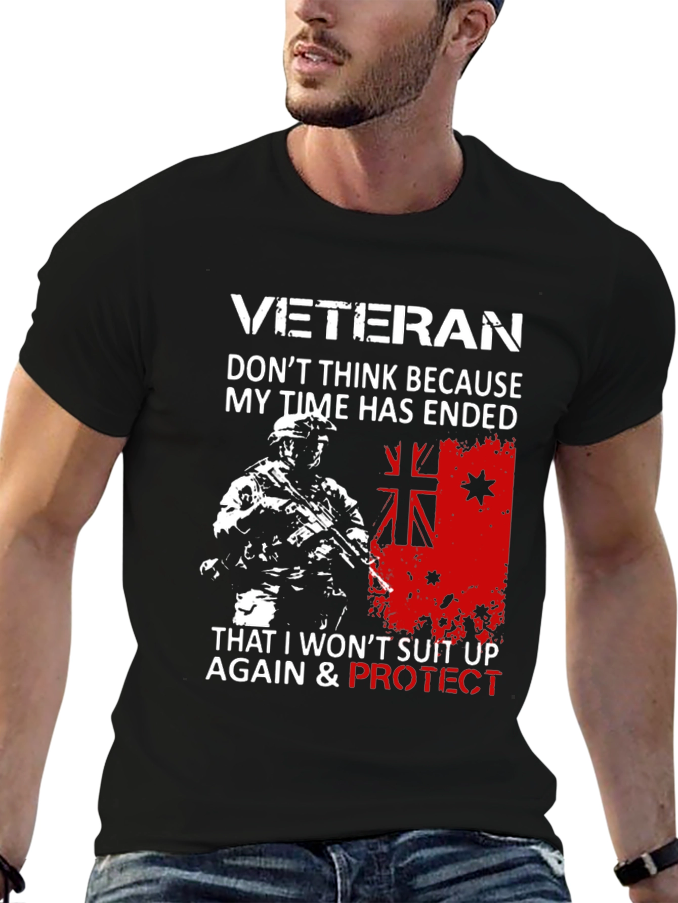 Veteran Graphic T-Shirt - Protect & Serve