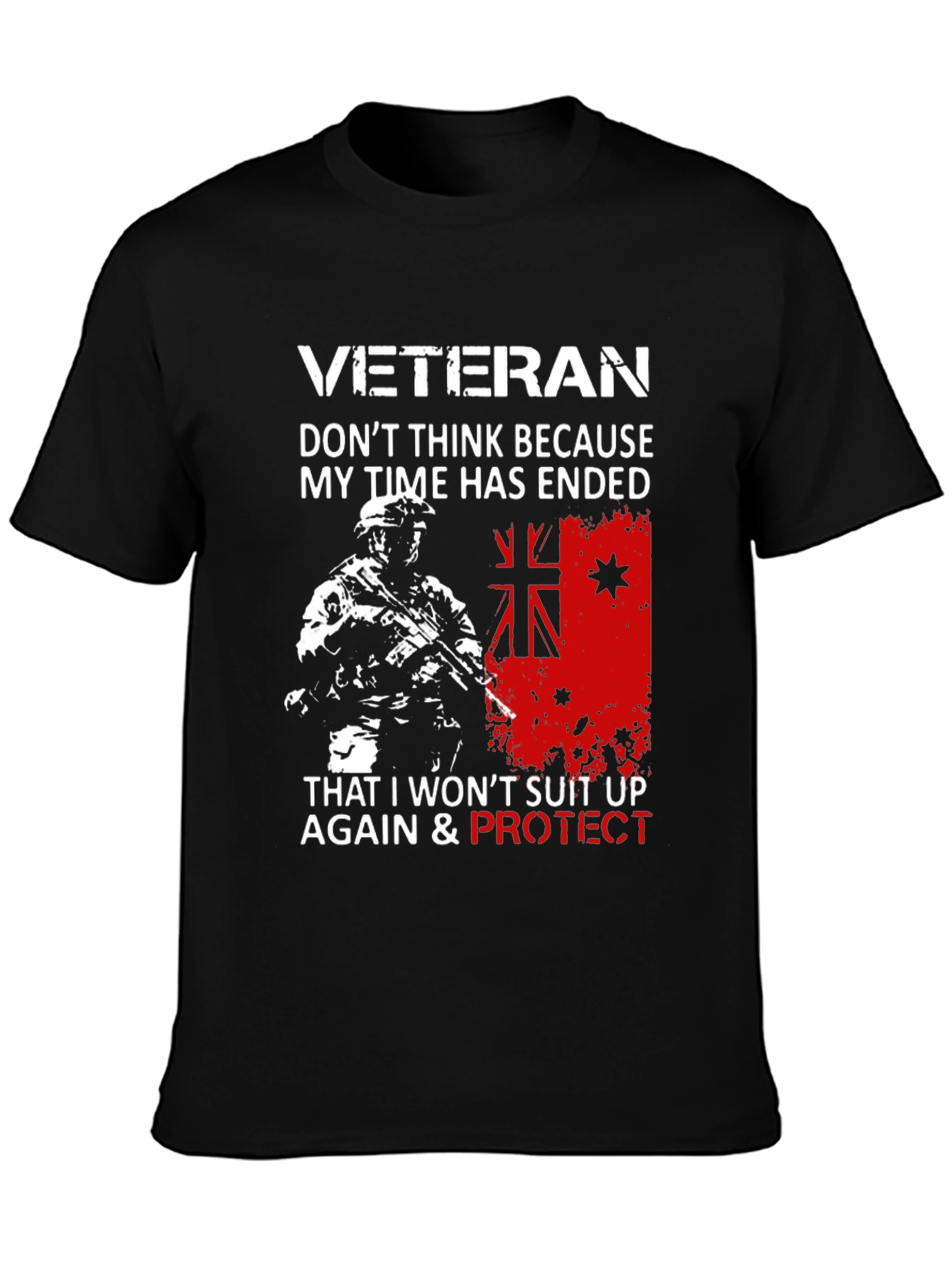 Veteran Graphic T-Shirt - Protect & Serve