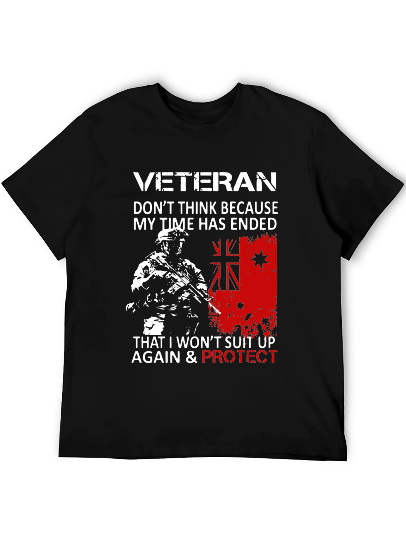 Veteran Graphic T-Shirt - Protect & Serve