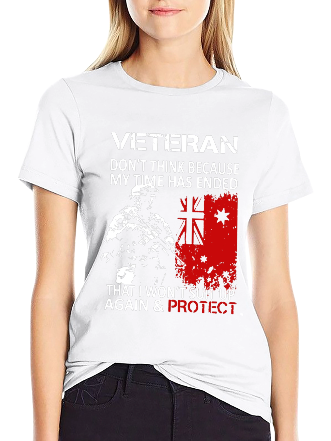 Veteran Graphic T-Shirt - Protect & Serve