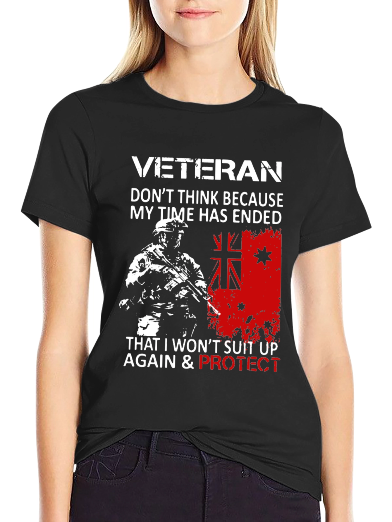 Veteran Graphic T-Shirt - Protect & Serve