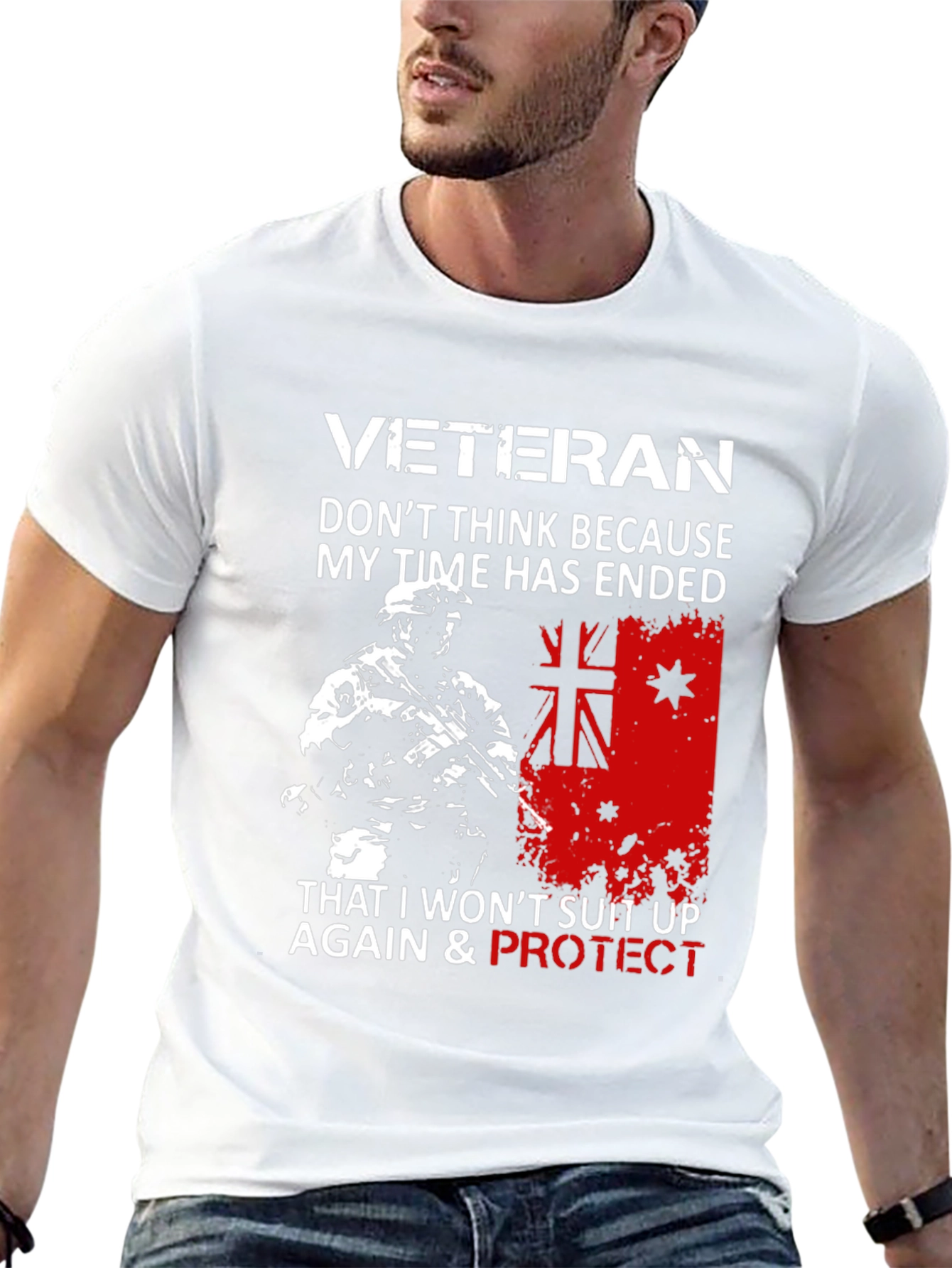 Veteran Graphic T-Shirt - Protect & Serve
