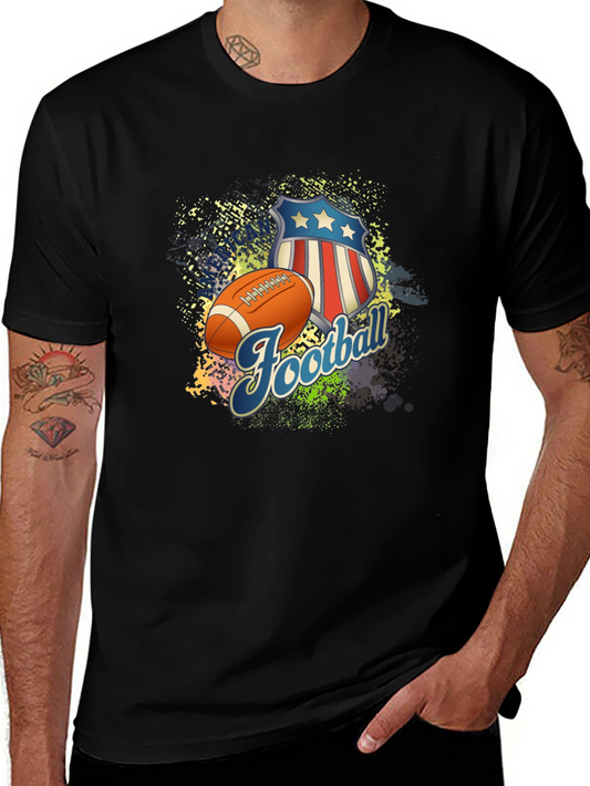 Football Patriotic T-Shirt