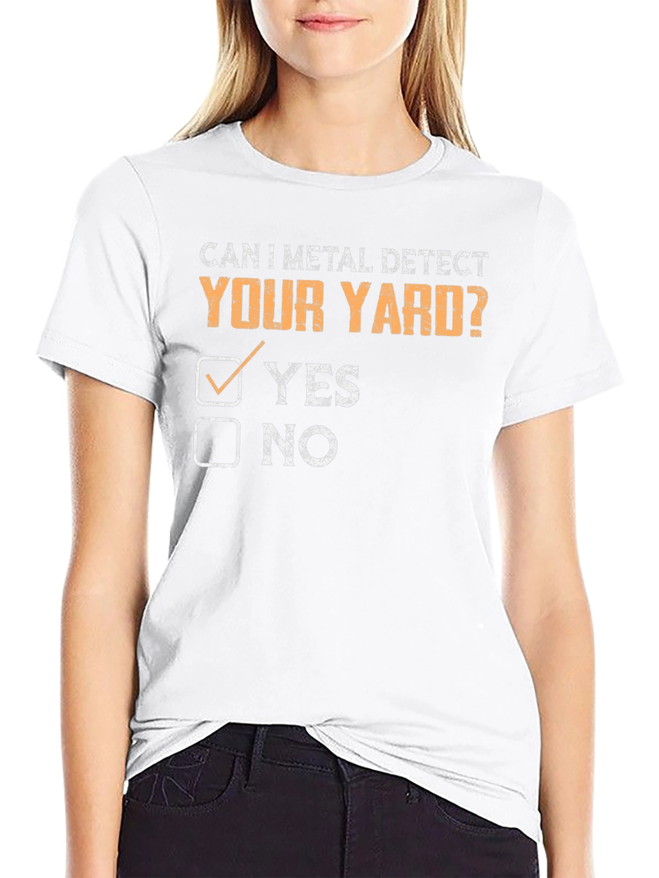 Metal Detecting T-Shirt - Can I Detect Your Yard?