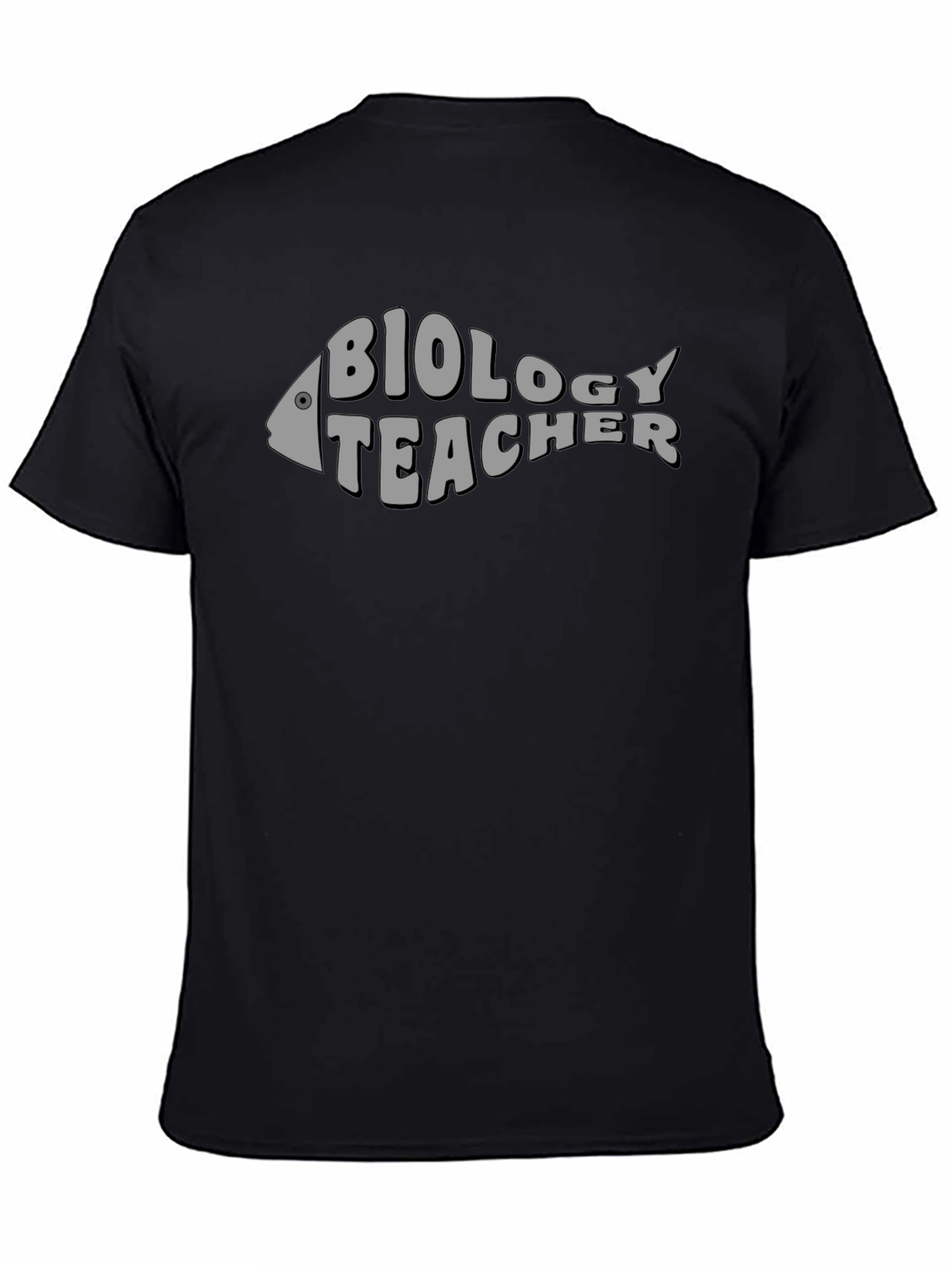 Biology Teacher Fishbone Graphic T-Shirt
