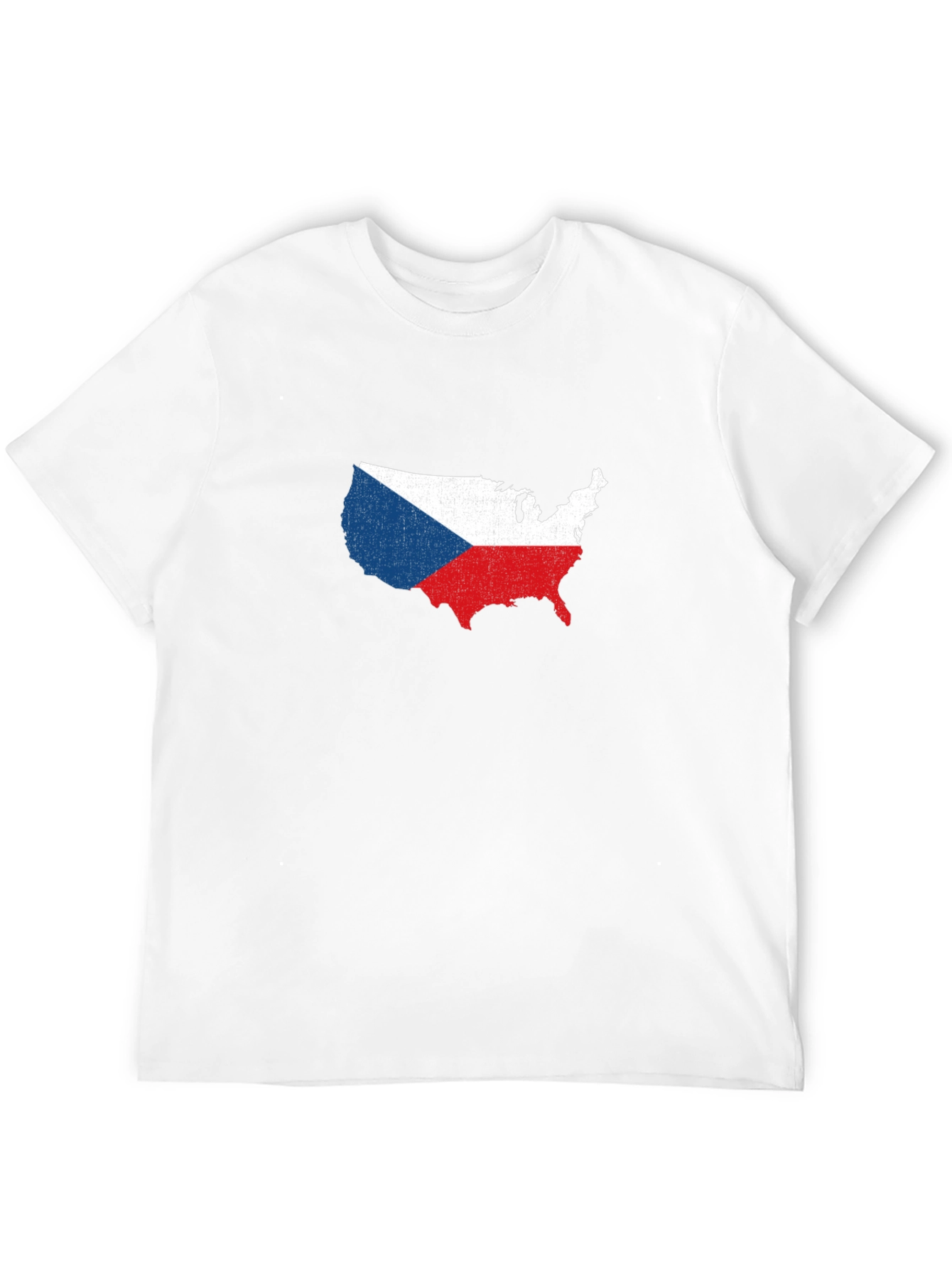 Czech Republic USA Flag T-Shirt