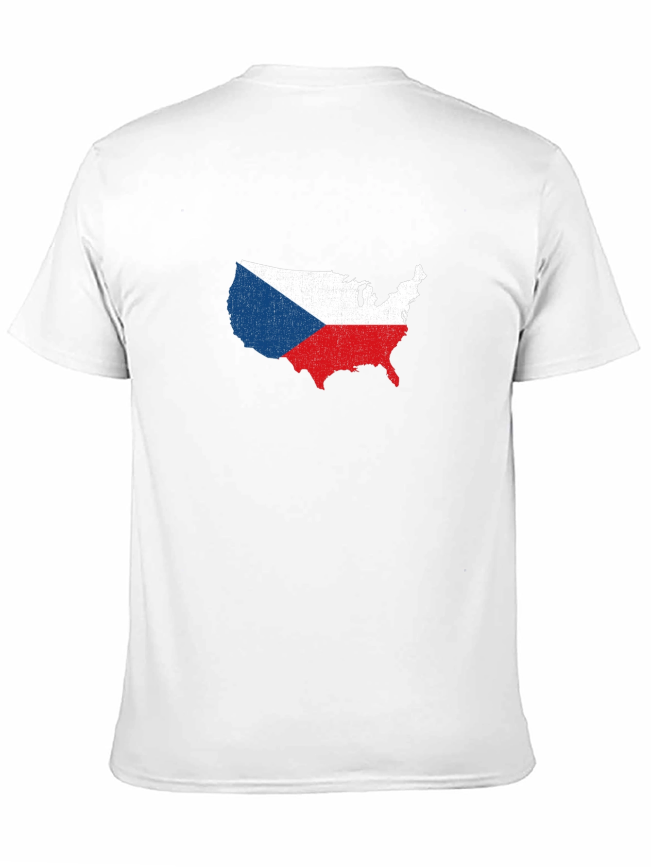Czech Republic USA Flag T-Shirt