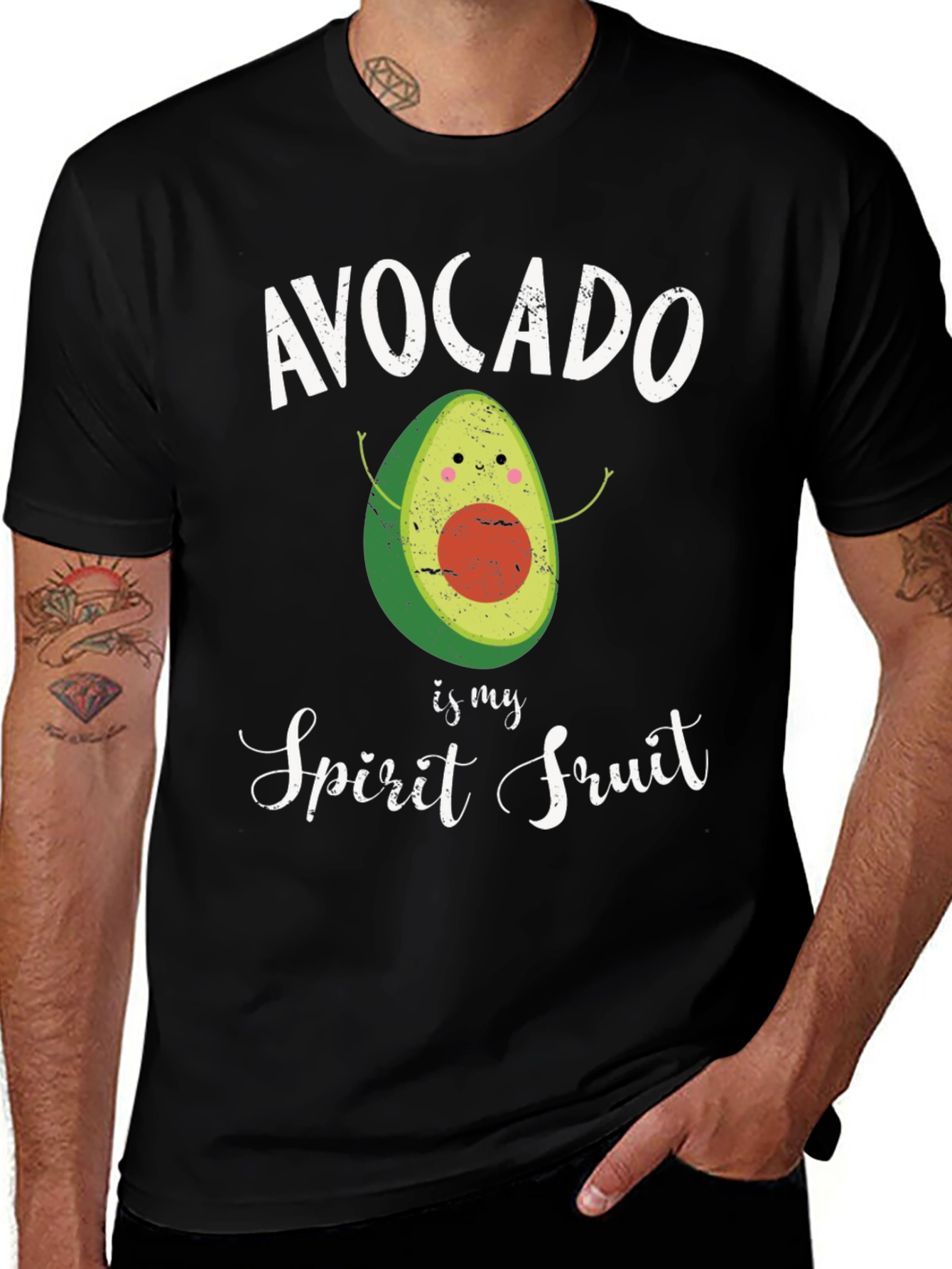 Avocado Spirit Fruit Graphic Tee