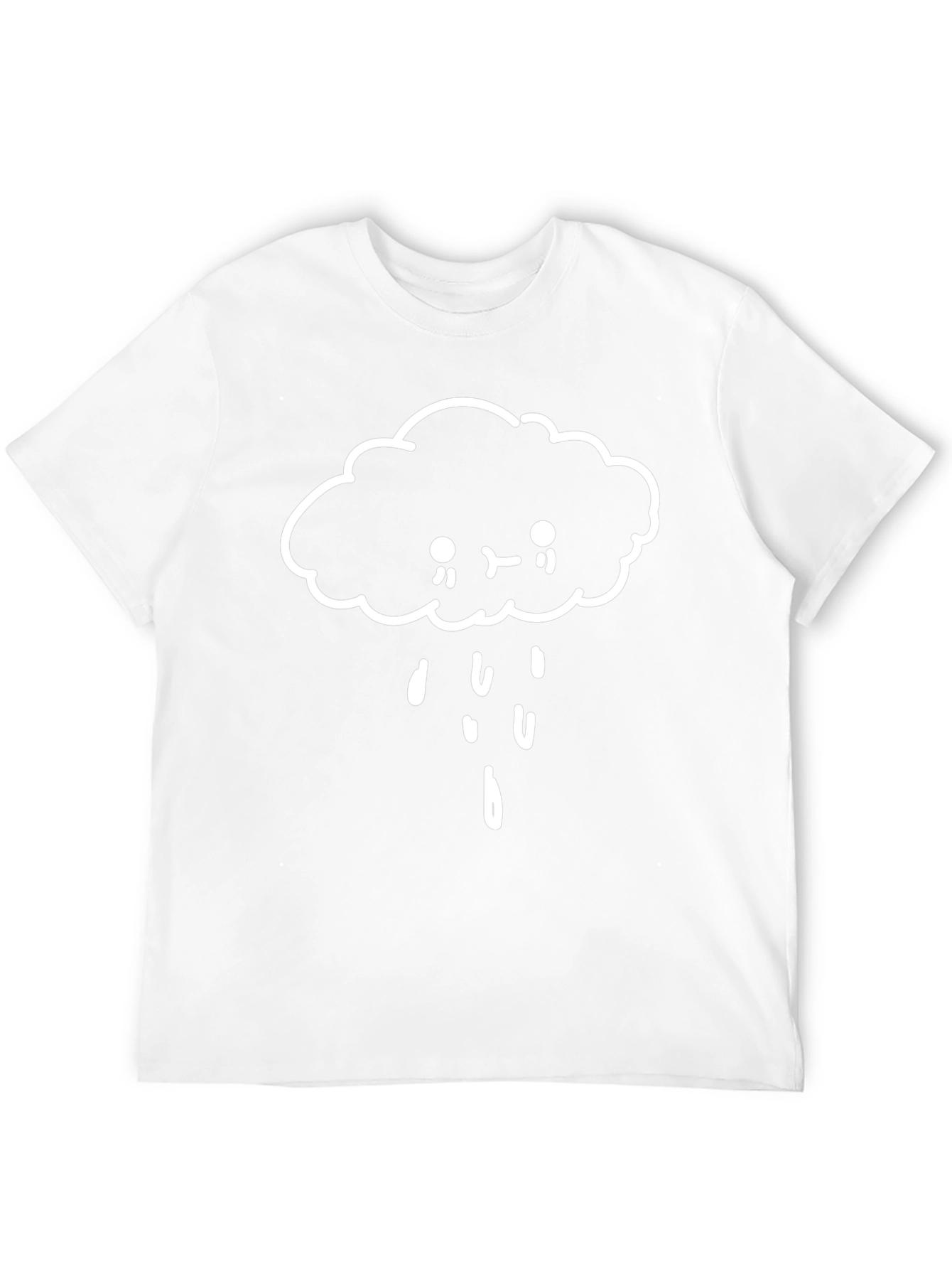 Sad Cloud Black Graphic Tee
