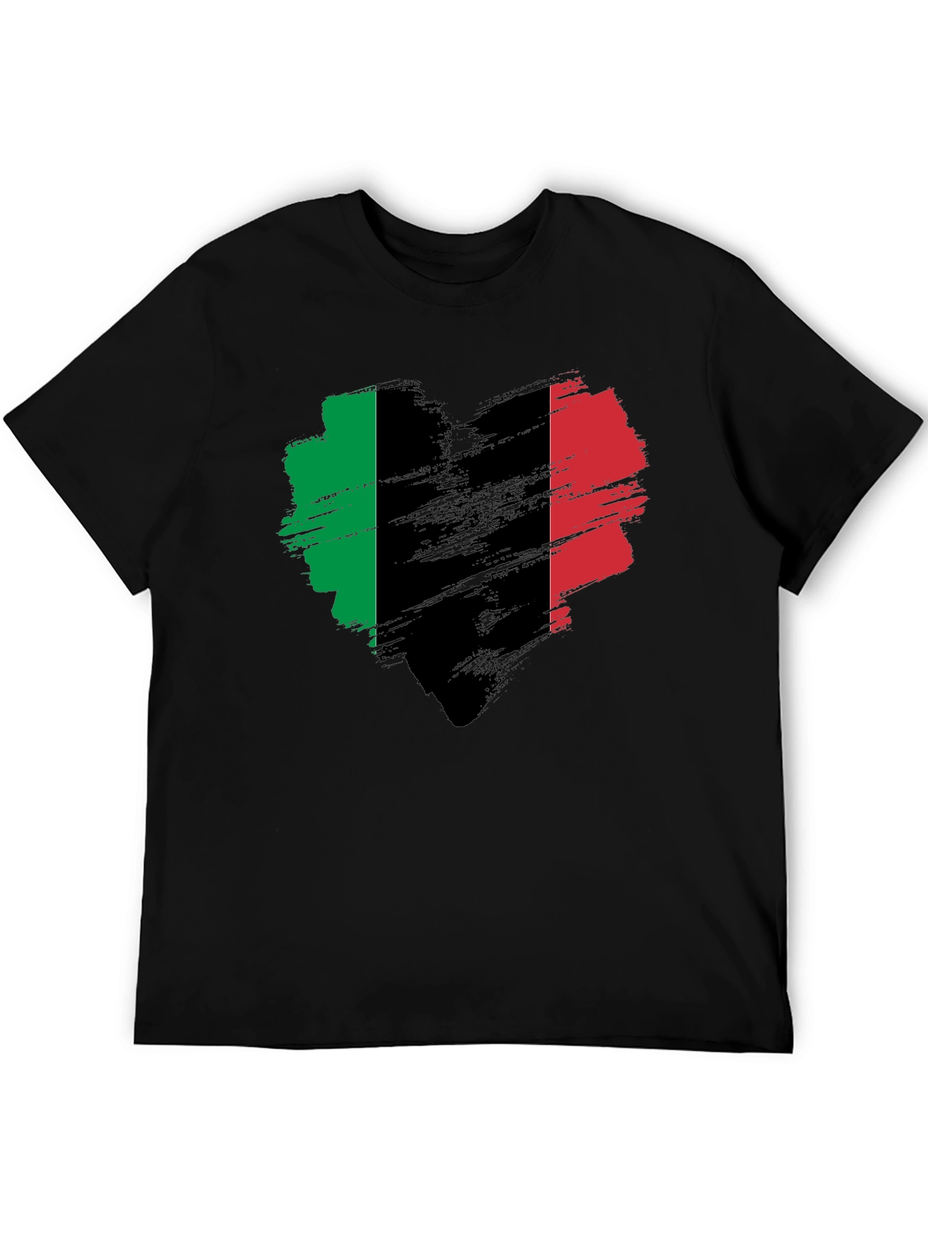 Italy Flag Heart T-Shirt - Italian Pride Tee