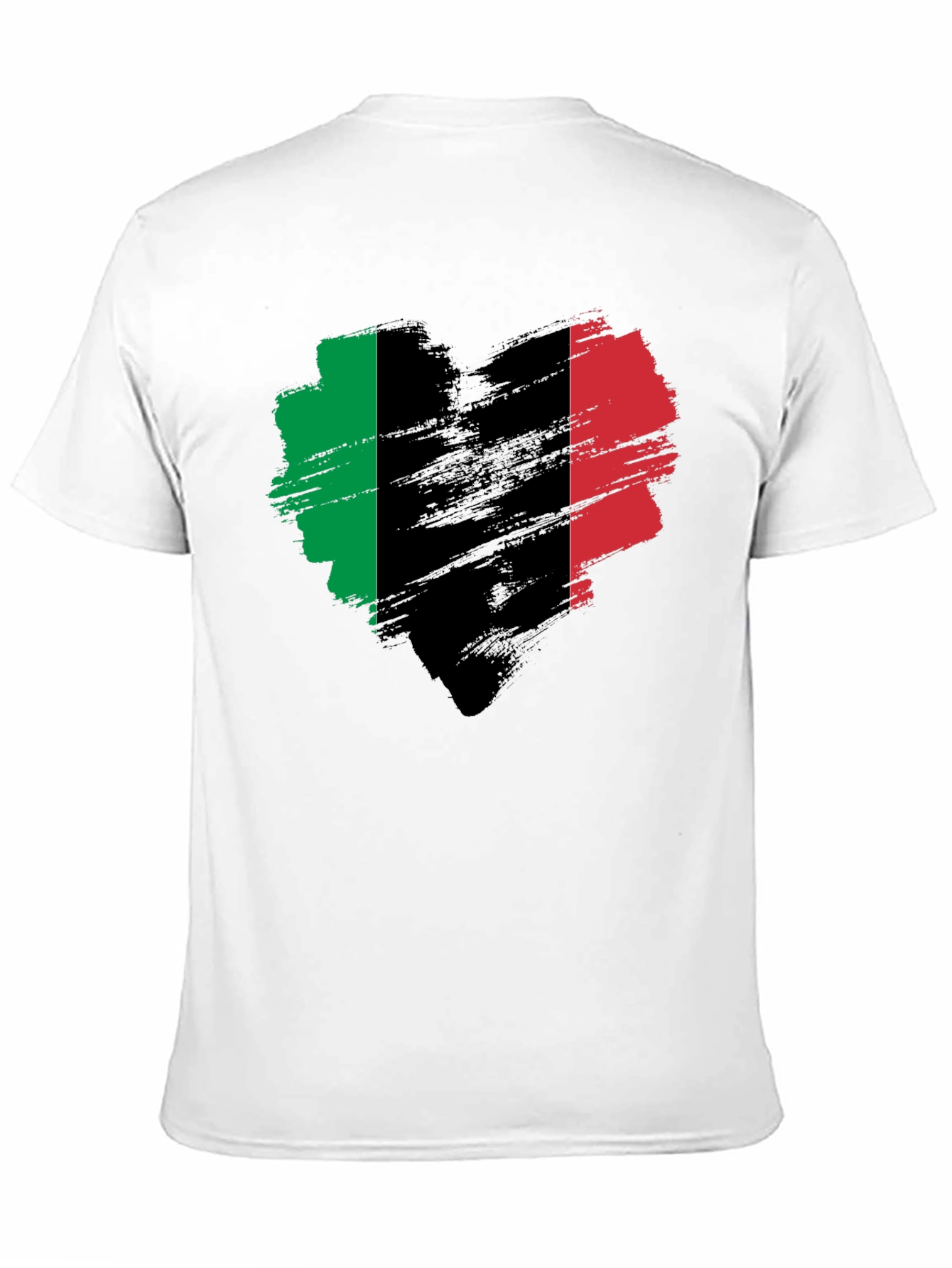 Italy Flag Heart T-Shirt - Italian Pride Tee
