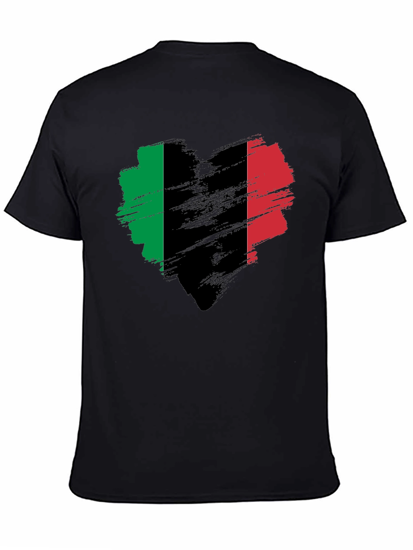Italy Flag Heart T-Shirt - Italian Pride Tee
