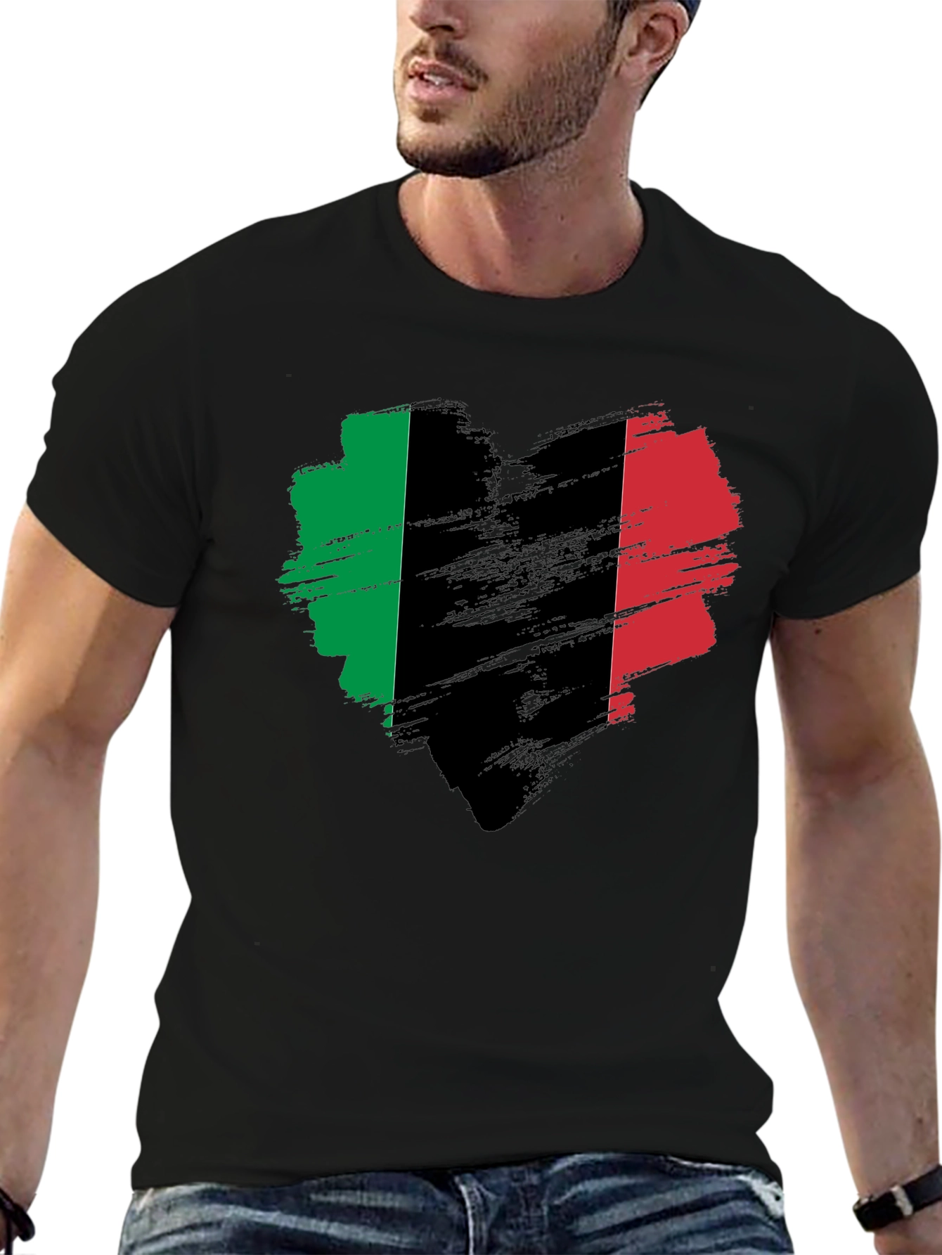 Italy Flag Heart T-Shirt - Italian Pride Tee