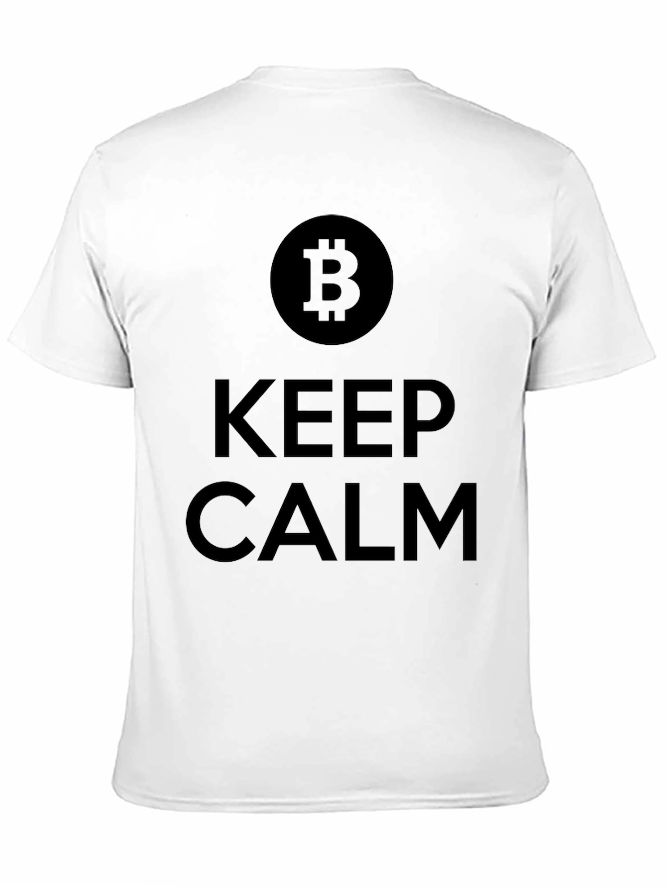 Bitcoin Keep Calm T-Shirt - Crypto HODL Tee