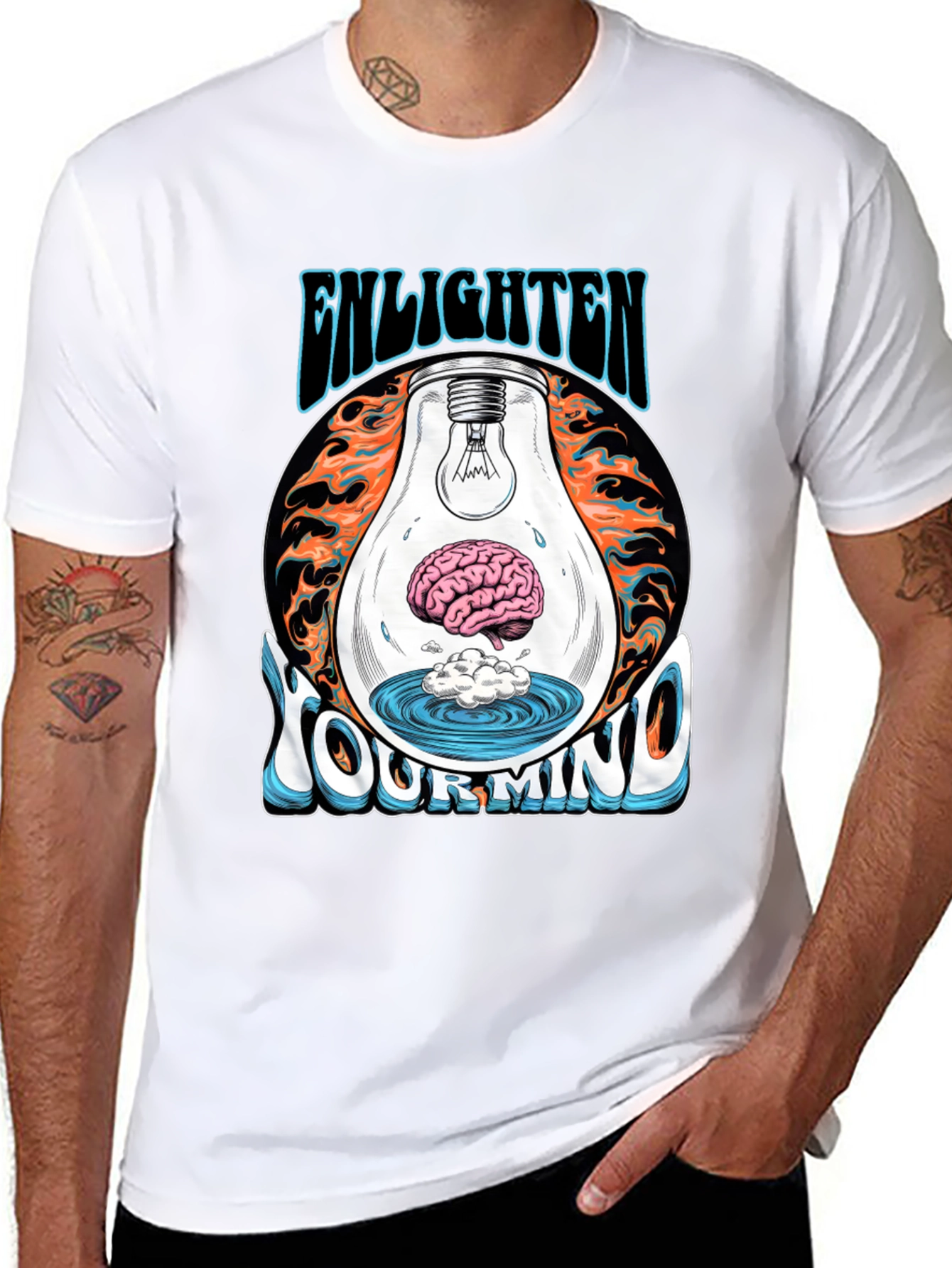 Enlighten Your Mind Graphic Tee - Unisex