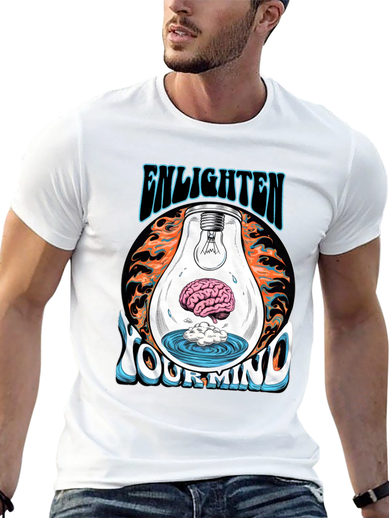 Enlighten Your Mind Graphic Tee - Unisex