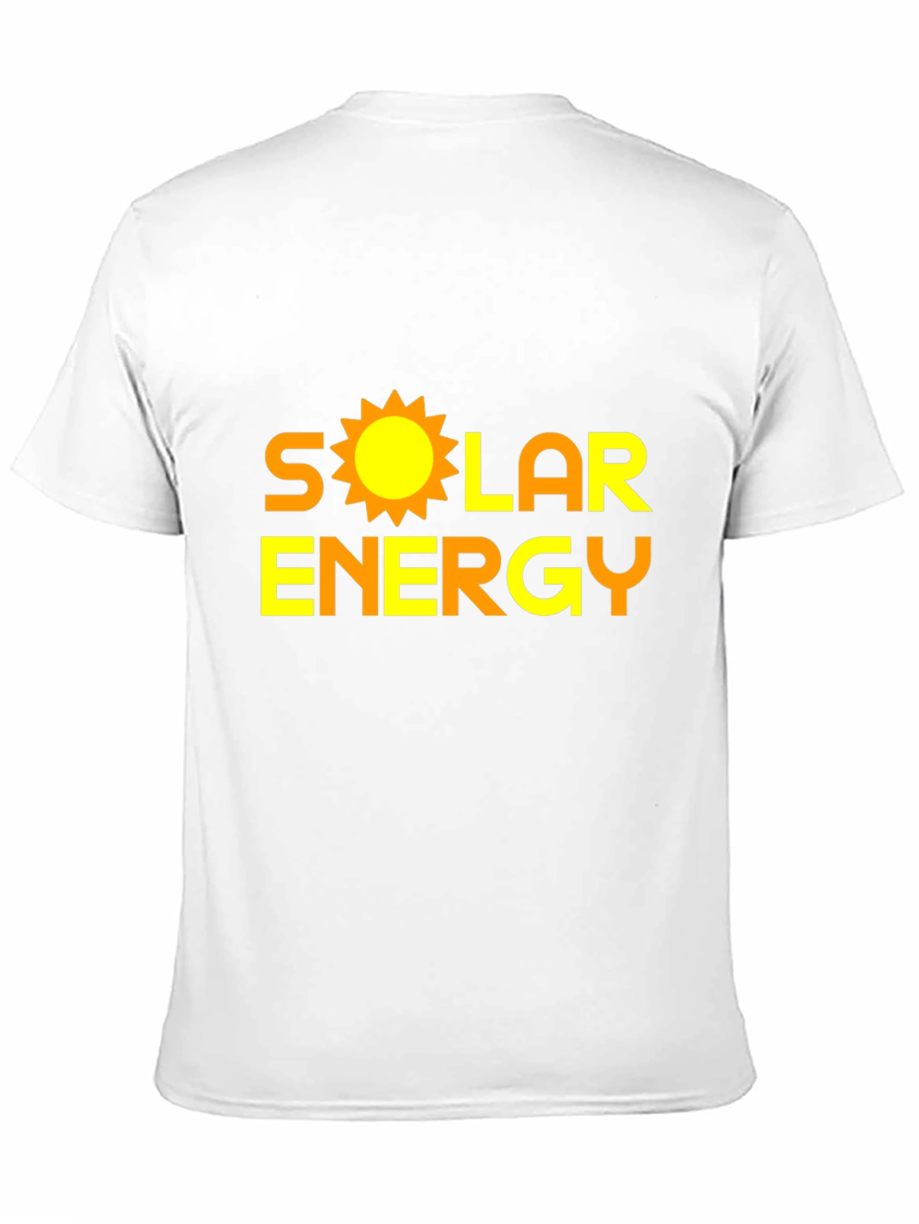 Solar Energy Graphic Tee - Black Cotton T-Shirt
